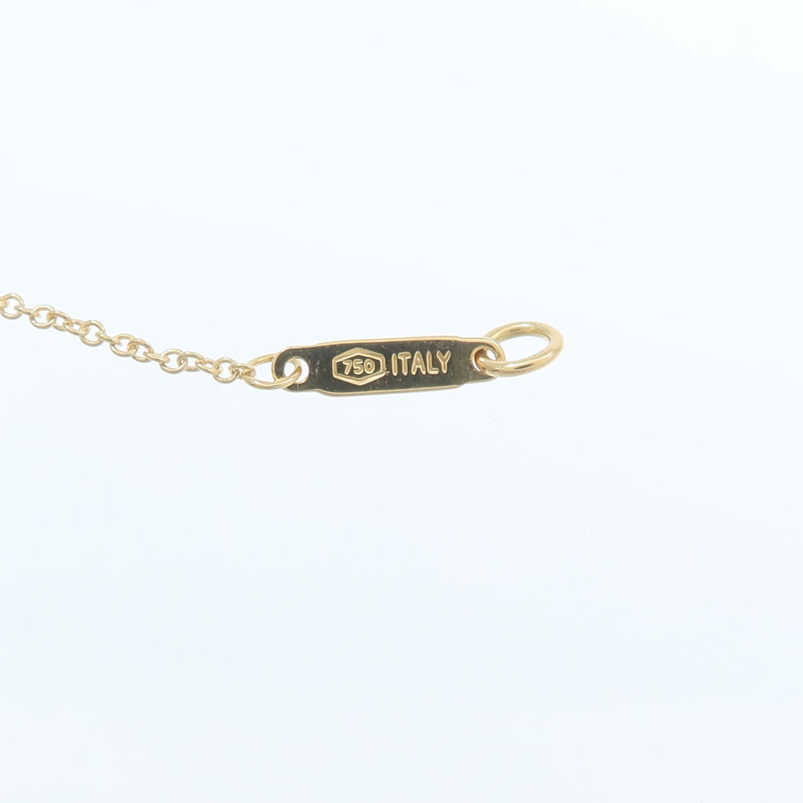 TIFFANY＆CO 18K黃金Twisted Cable Wire Necklace項鍊