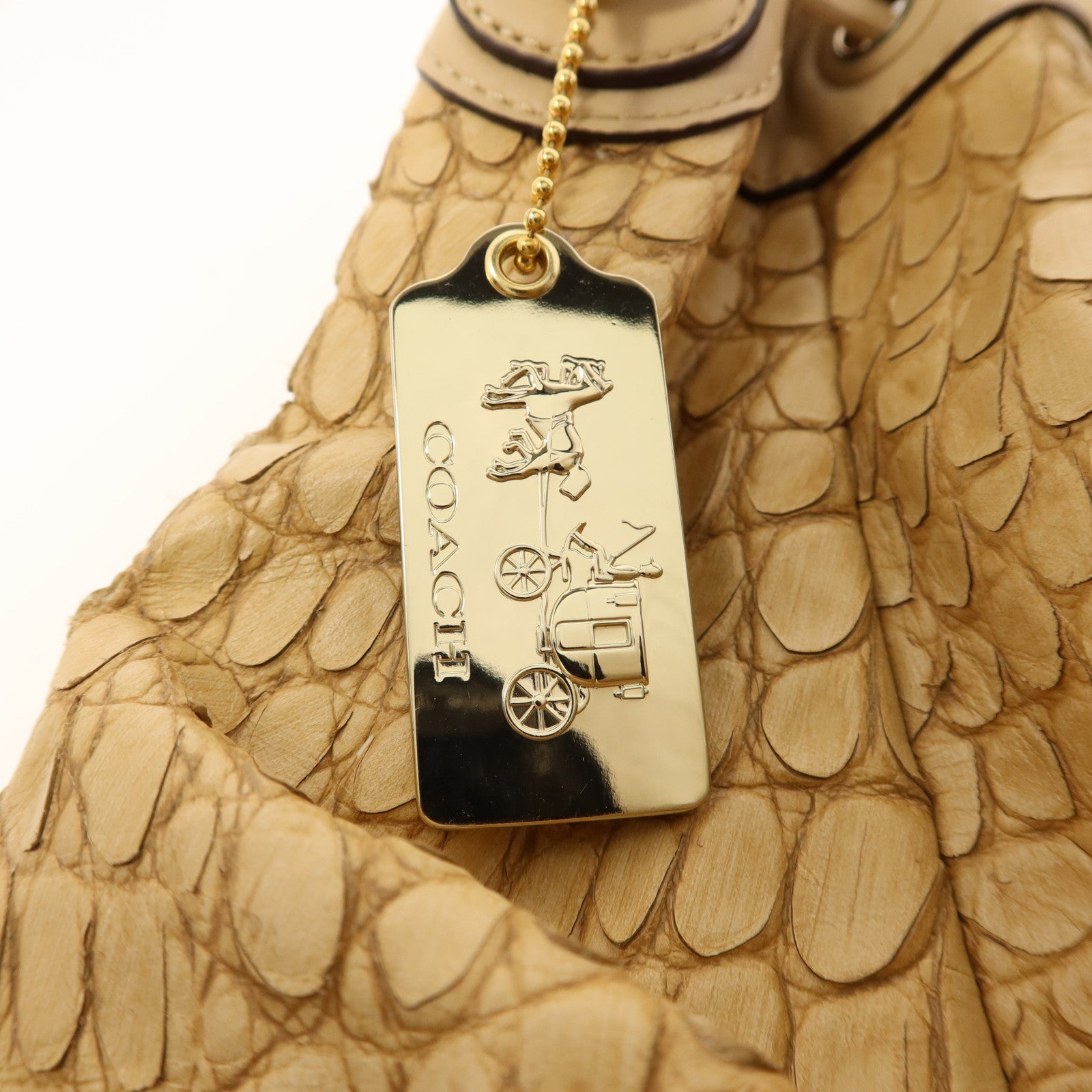 COACH 壓花皮革2 Way Shoulder肩背袋