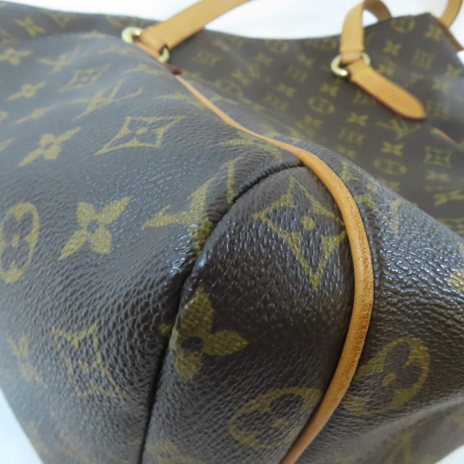 LOUIS VUITTON Monogram Totally MM金扣肩背袋啡色