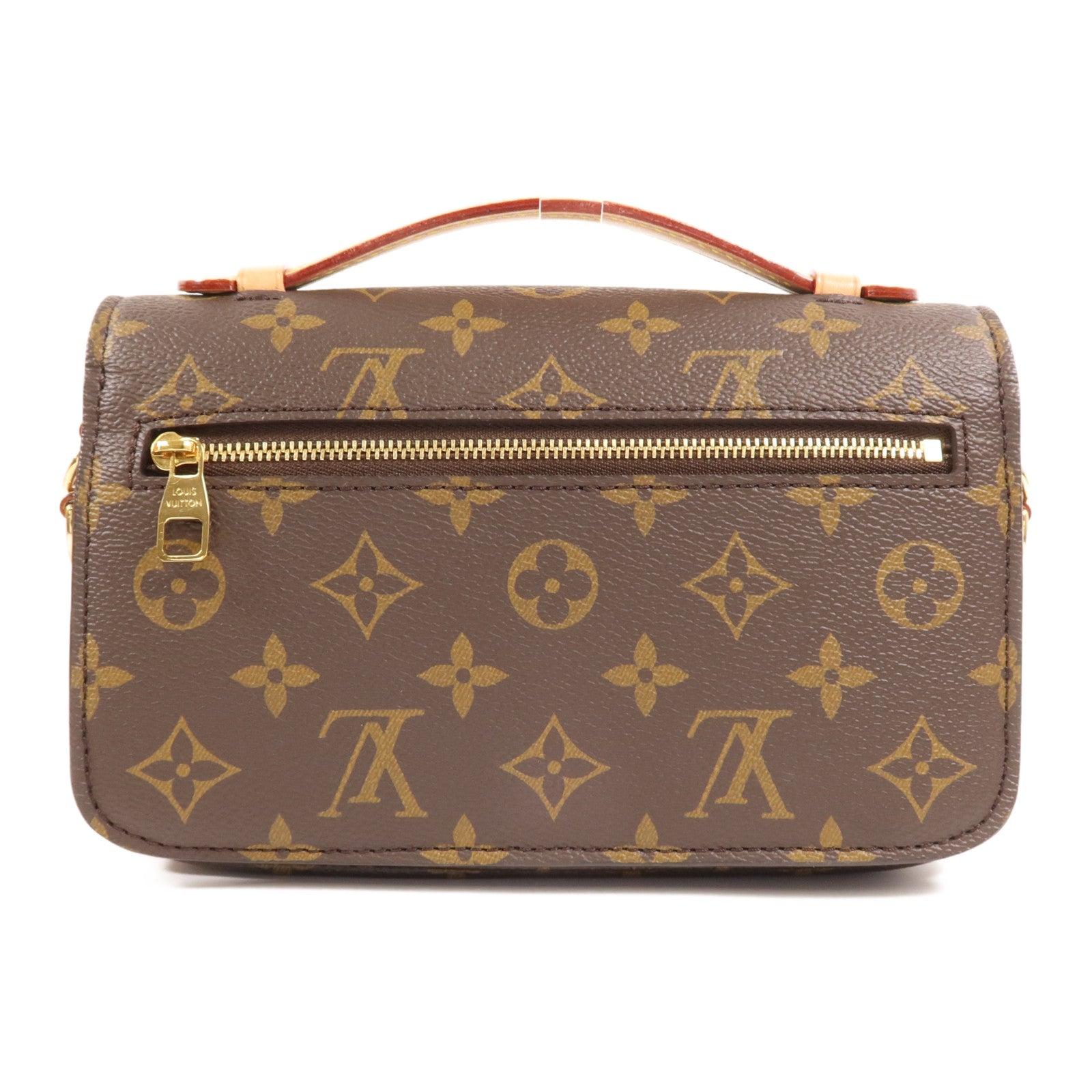 LOUIS VUITTON Monogram Pochette Metis East West金扣手挽肩背兩用袋
