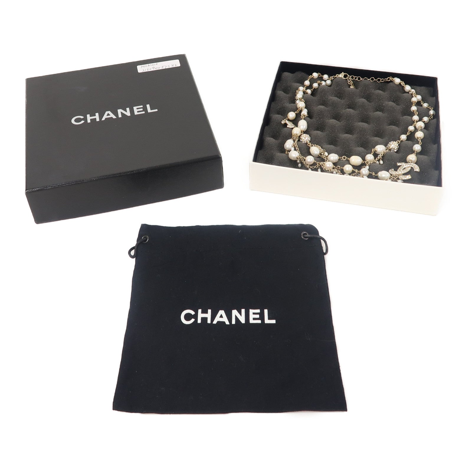 CHANEL 金屬Necklace項鍊金色