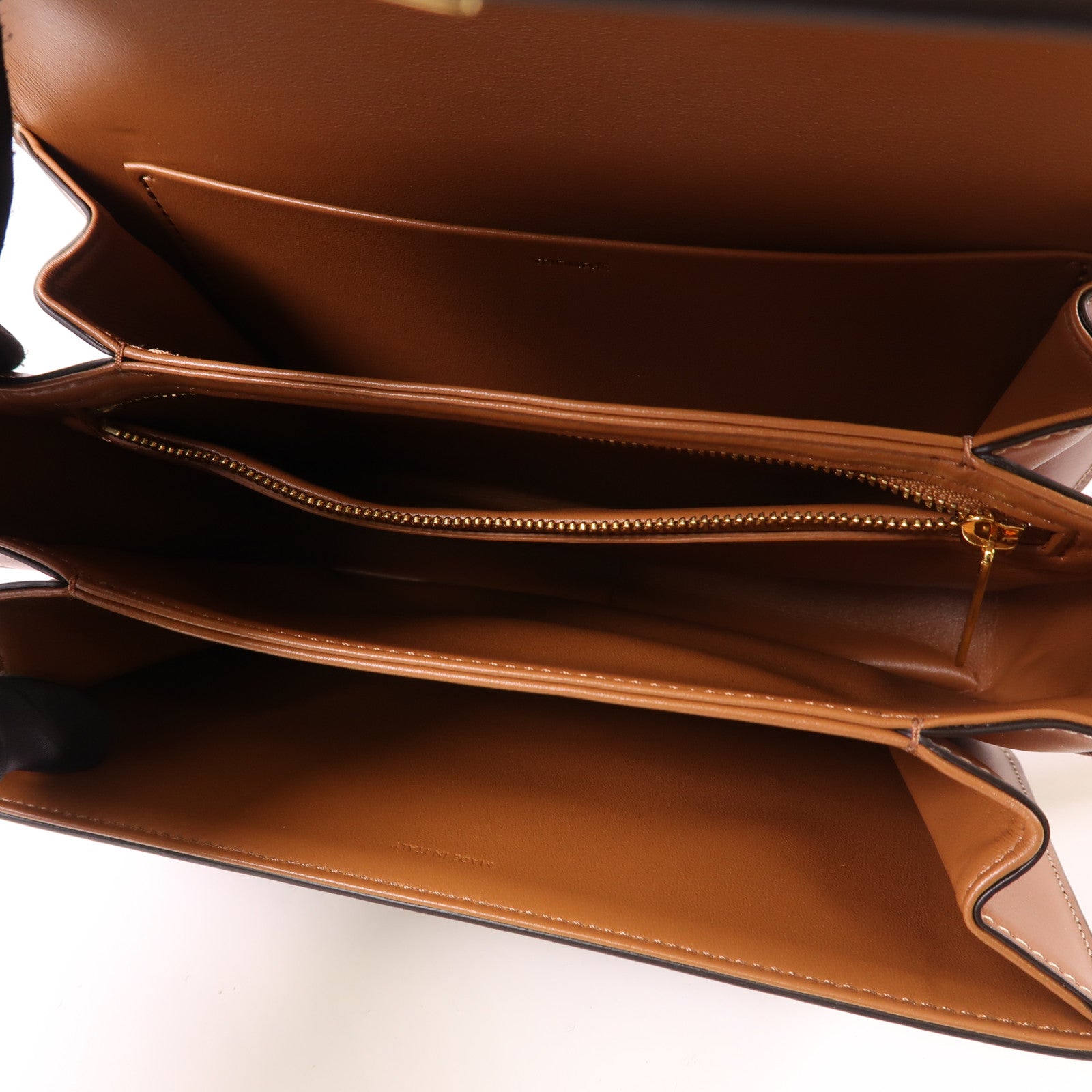 CELINE 塗層帆布Classique Triomphe Bag金扣肩背袋