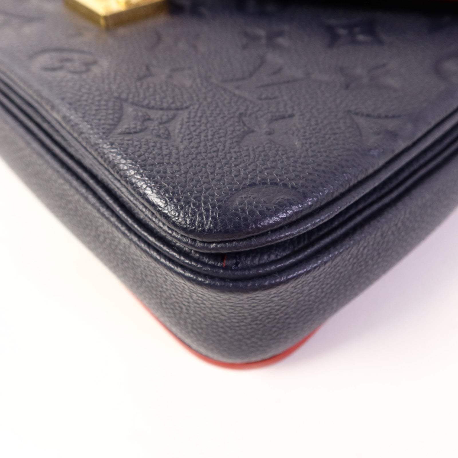 LOUIS VUITTON Monogram Empreinte Pochette Metis金扣手挽肩背兩用袋