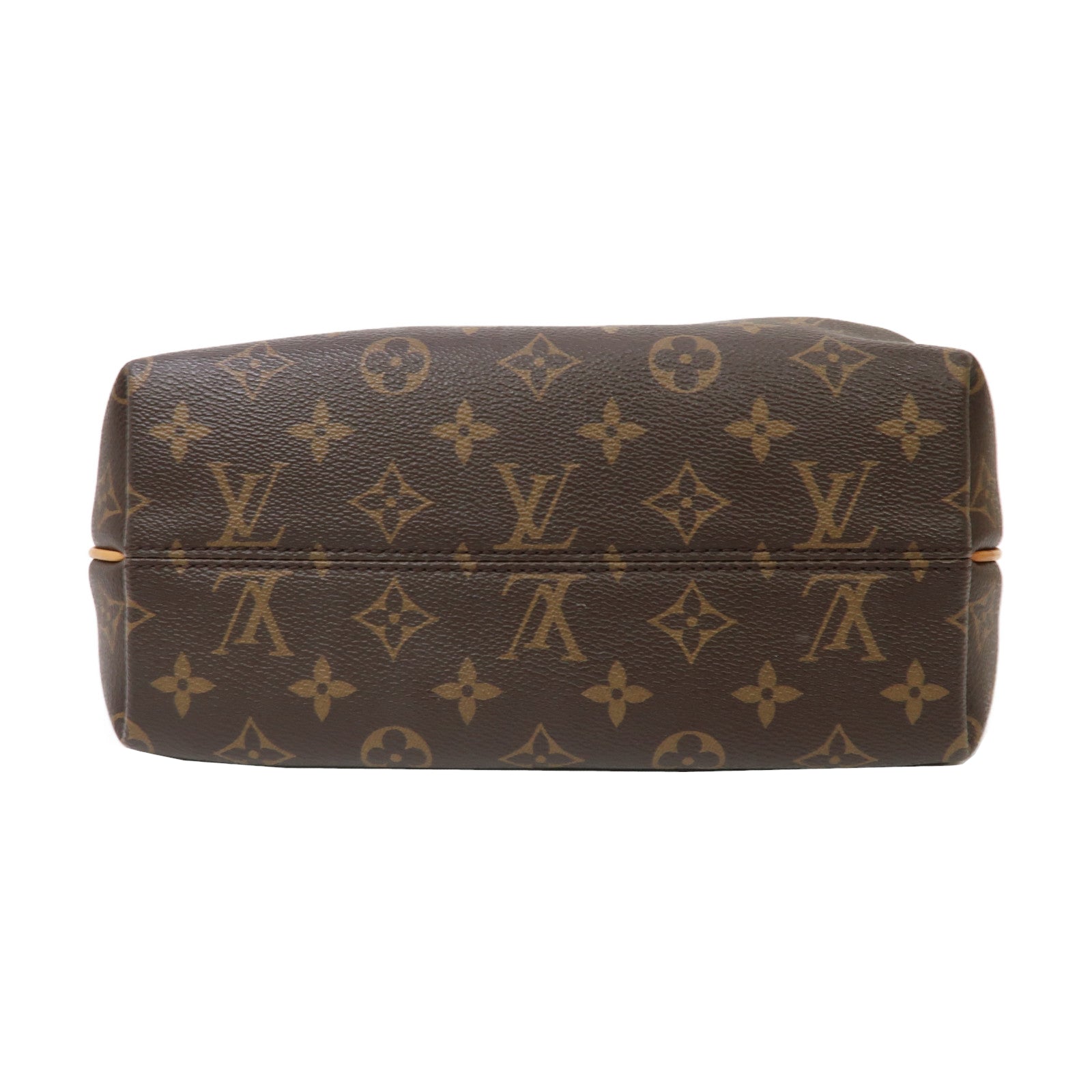 LOUIS VUITTON Monogram Turenne PM金扣手挽肩背兩用袋棕色