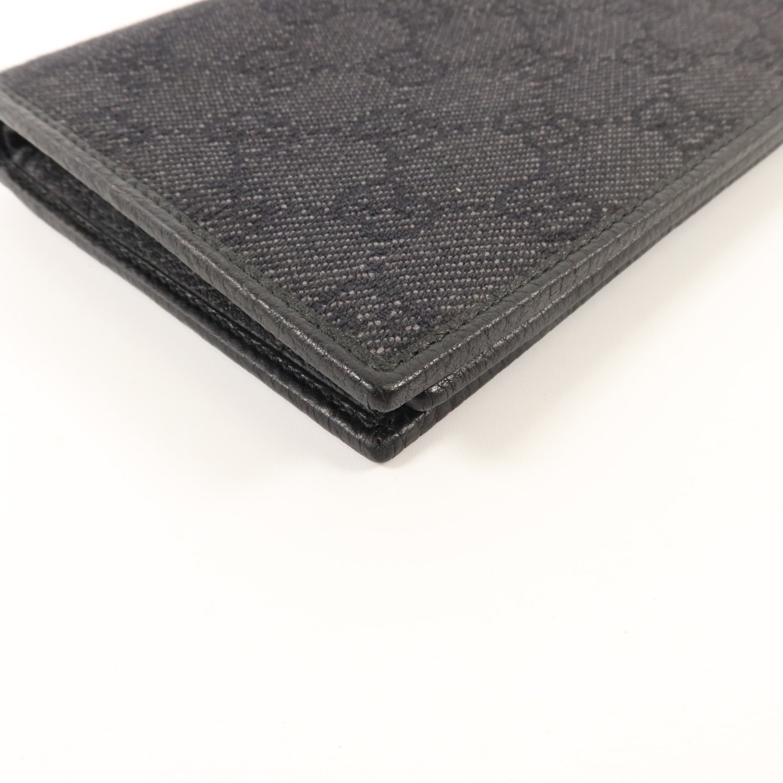 GUCCI GG帆布/牛皮皮革Passport Holder護照套