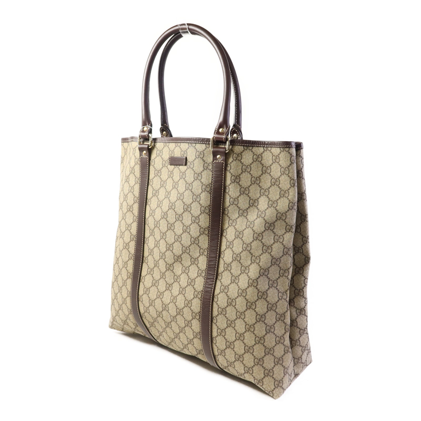 GUCCI 塗層帆布Tote Bag金扣手挽袋