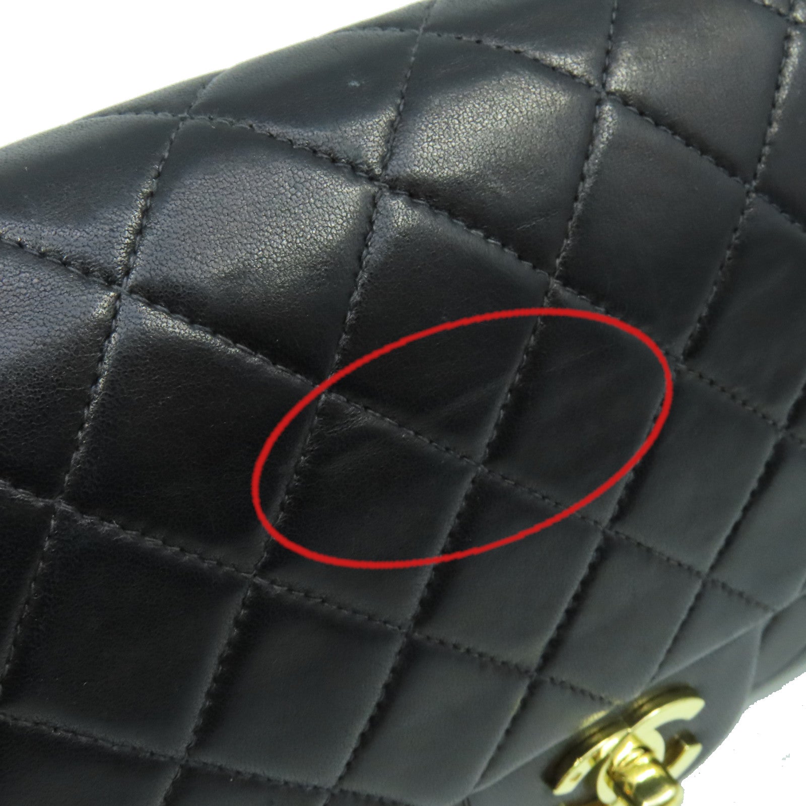 CHANEL 【激減優惠】菱格羊皮皮革Classic Flap Jumbo Chain Shoulder Bag銀扣鏈帶肩背袋黑色