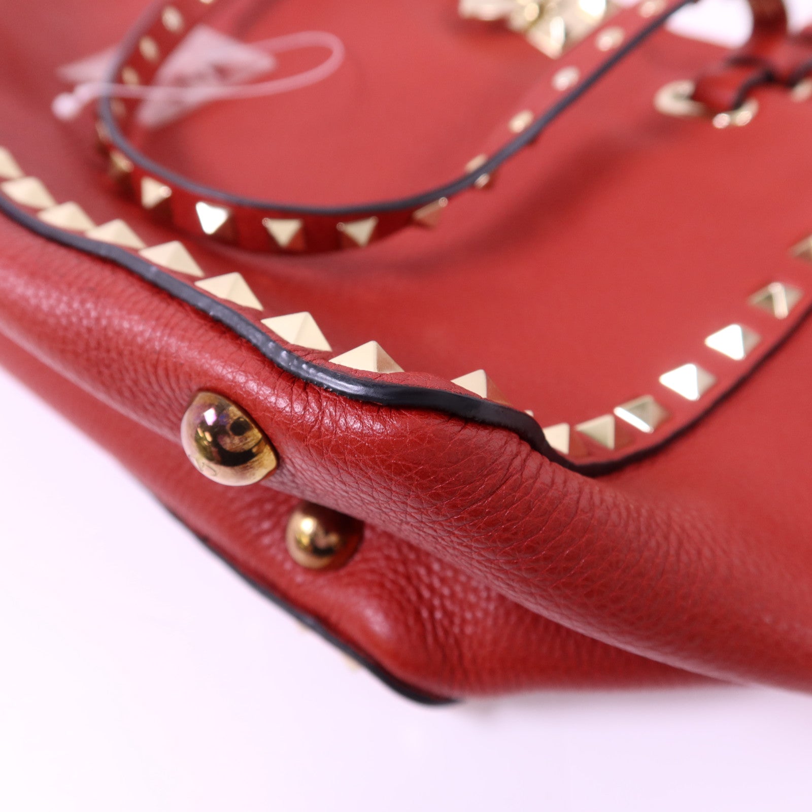 Valentino 牛皮皮革Rockstud 2 Way Shoulder Bag金扣手挽肩背兩用袋