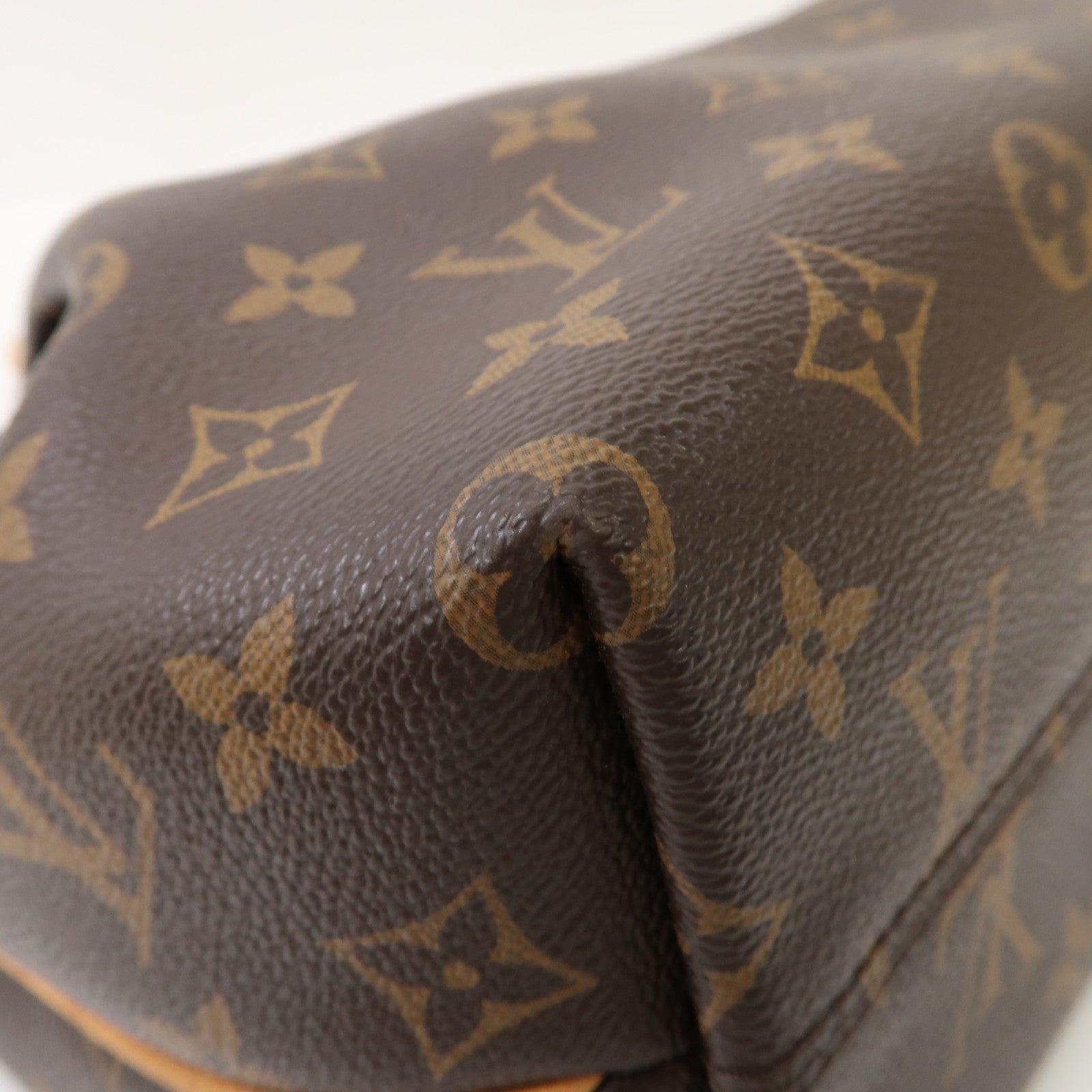 LOUIS VUITTON Monogram Turenne PM金扣手挽肩背兩用袋棕色