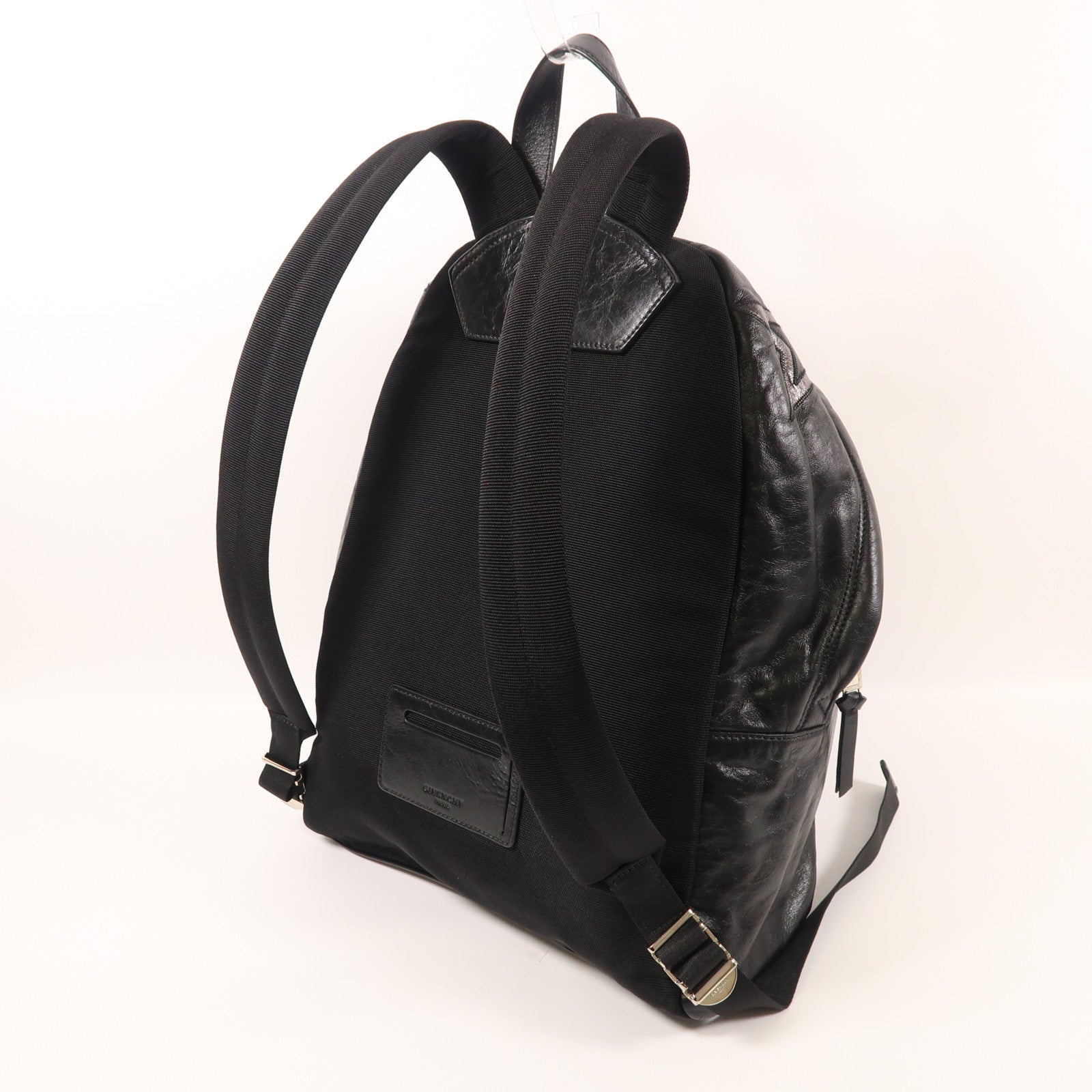 GIVENCHY 牛皮皮革Backpack銀扣背包