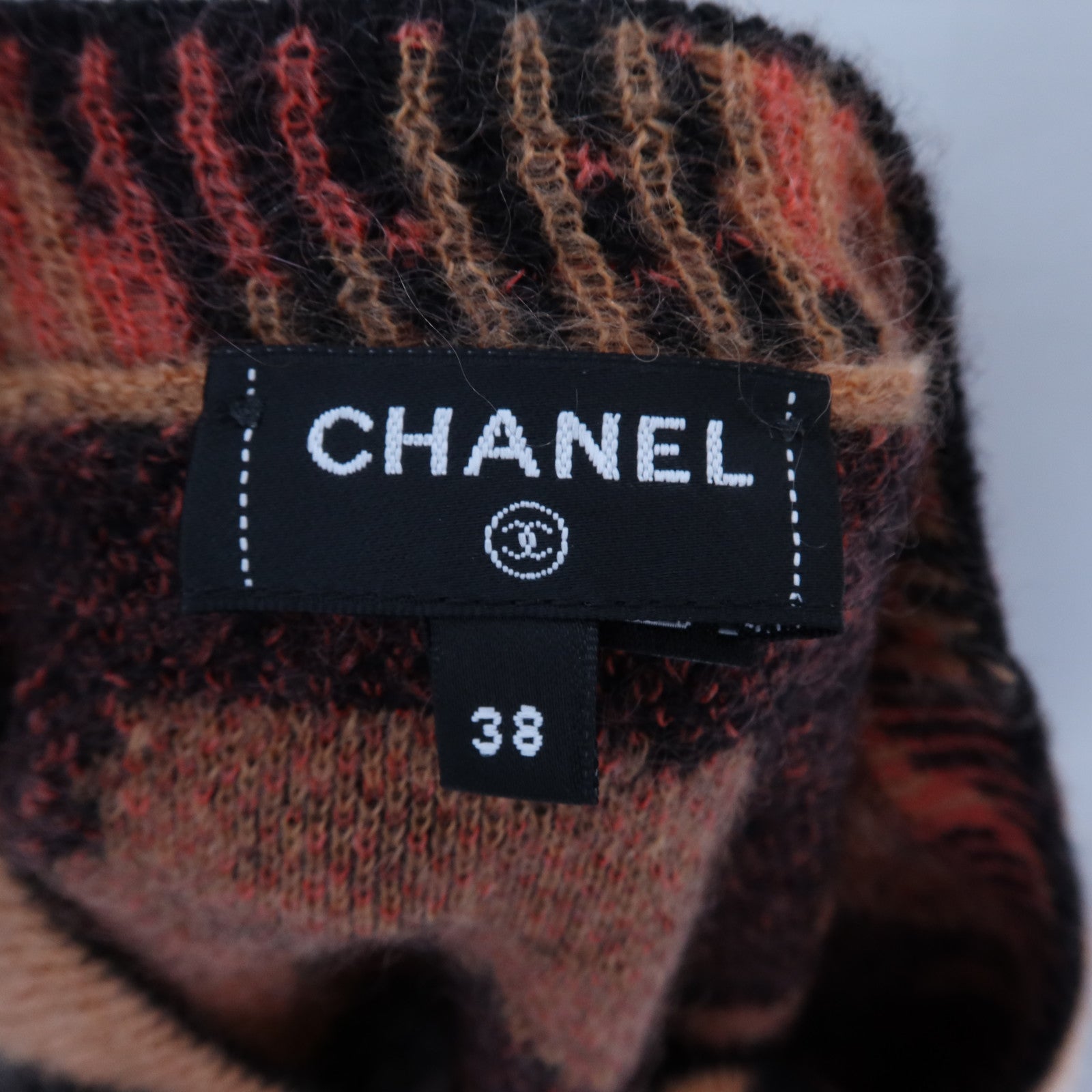 CHANEL Cashmere/Mohair Cashmere Knitted Top針織