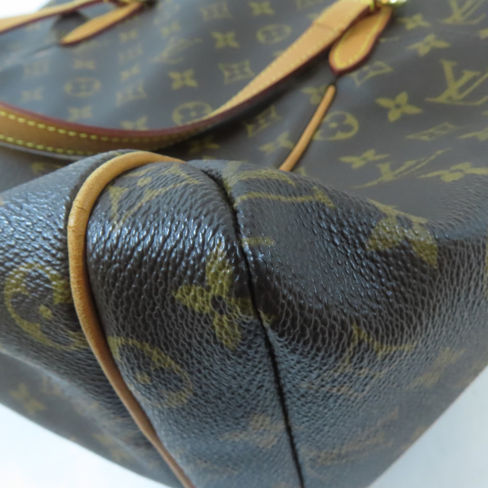 LOUIS VUITTON Monogram Totally MM金扣肩背袋啡色