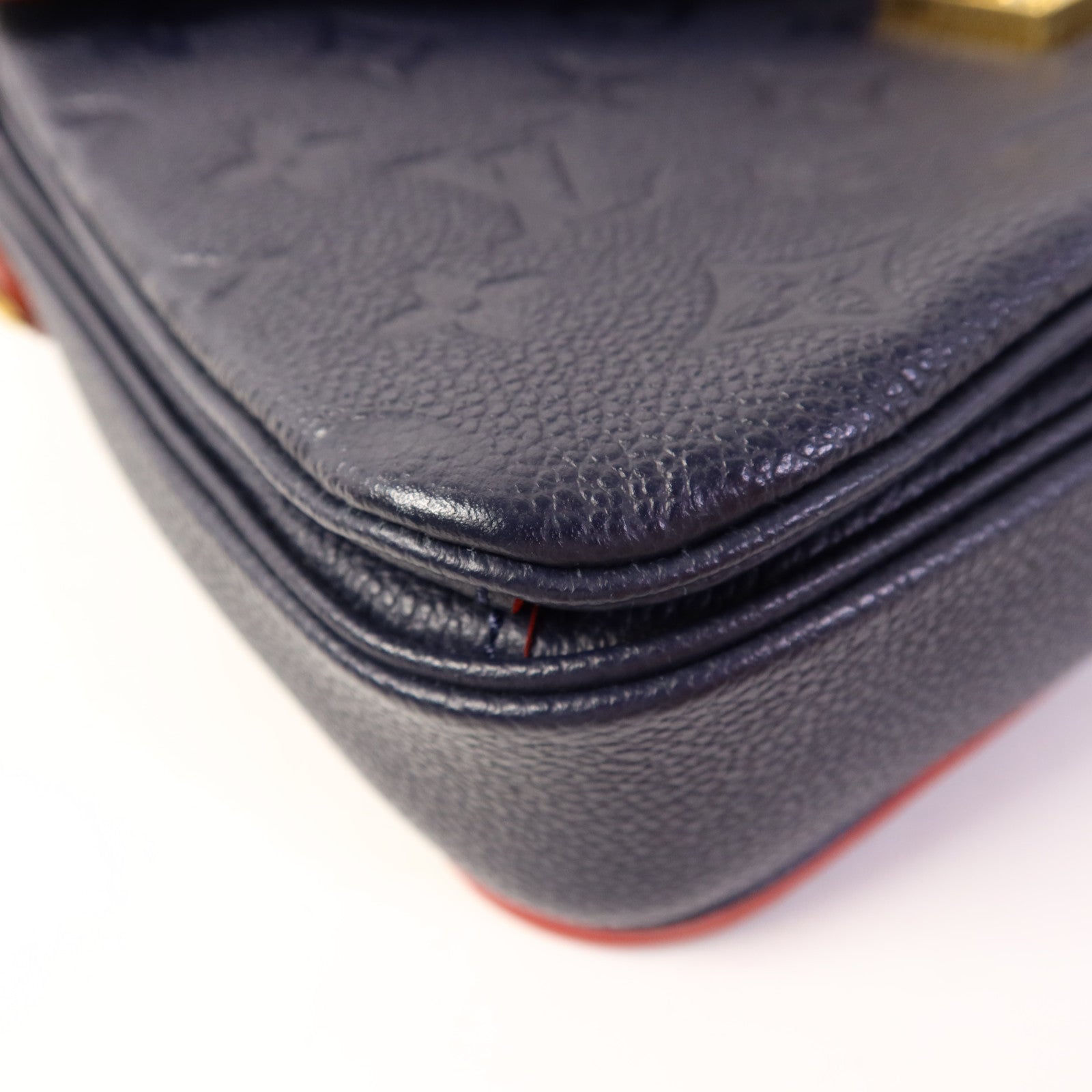 LOUIS VUITTON Monogram Empreinte Pochette Metis金扣手挽肩背兩用袋