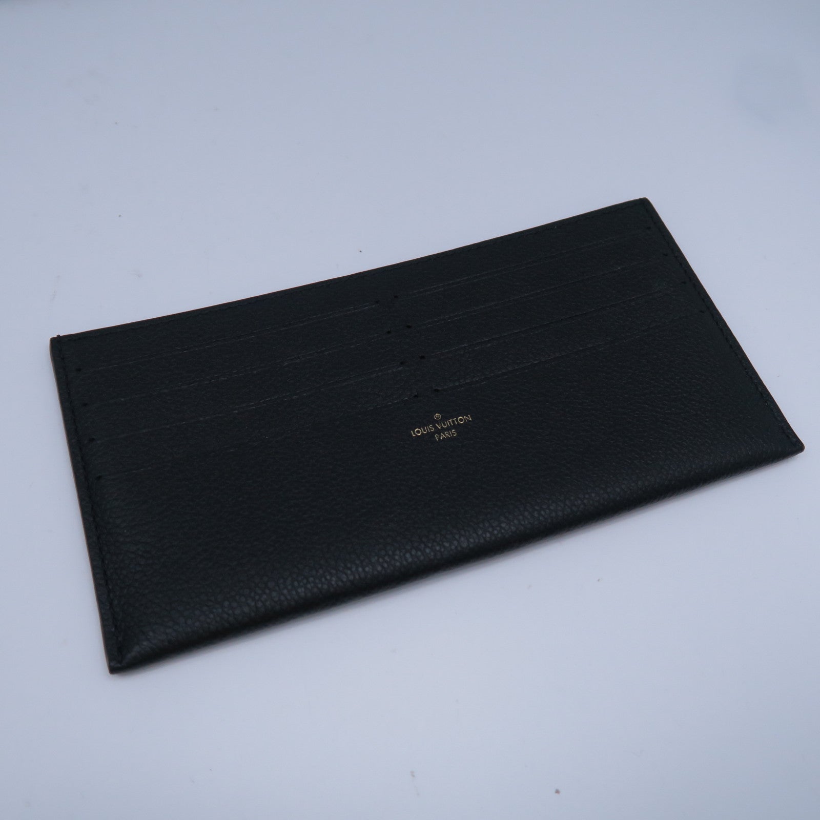 LOUIS VUITTON Monogram Empreinte Felicie Pochette金扣鏈帶肩背袋黑色