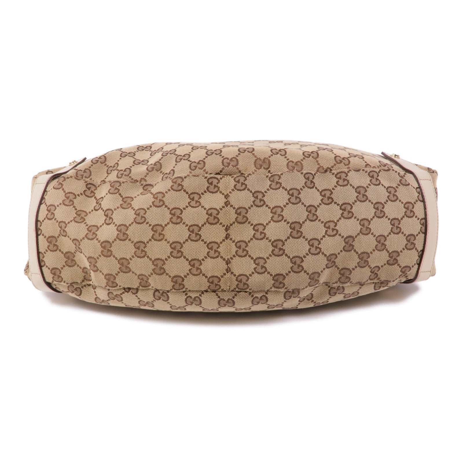 GUCCI 帆布Tote Bag金扣手挽袋