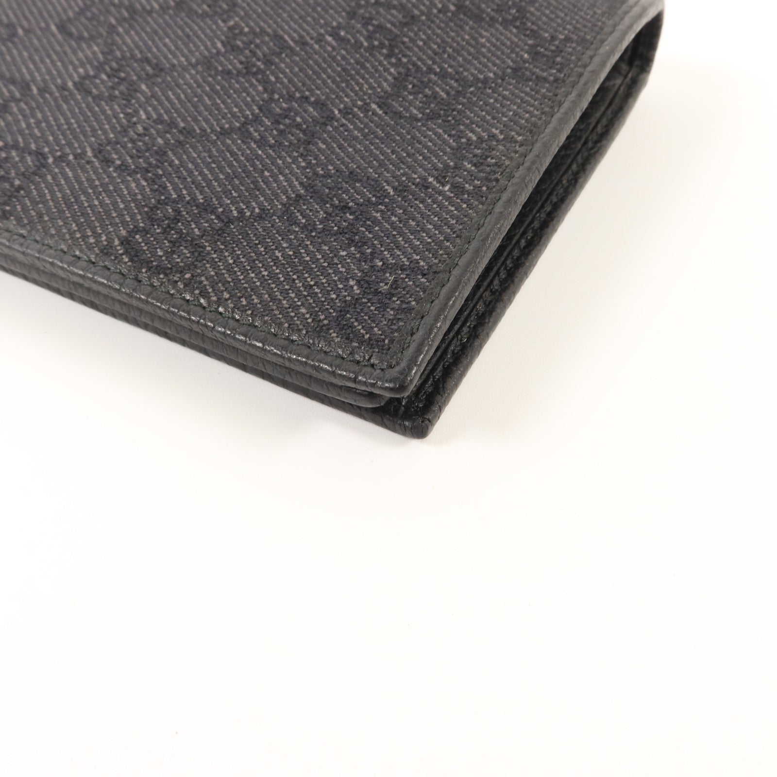 GUCCI GG帆布/牛皮皮革Passport Holder護照套