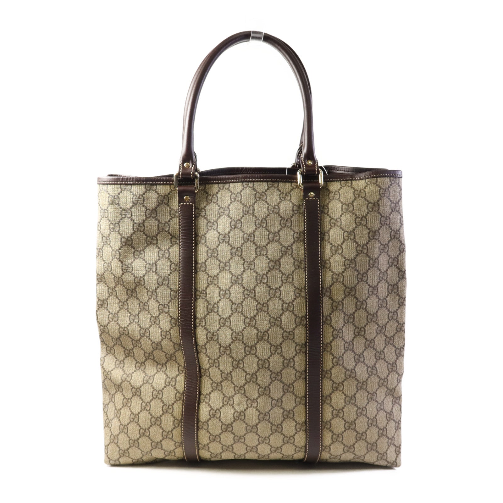 GUCCI 【激減優惠】塗層帆布Tote Bag金扣手挽袋