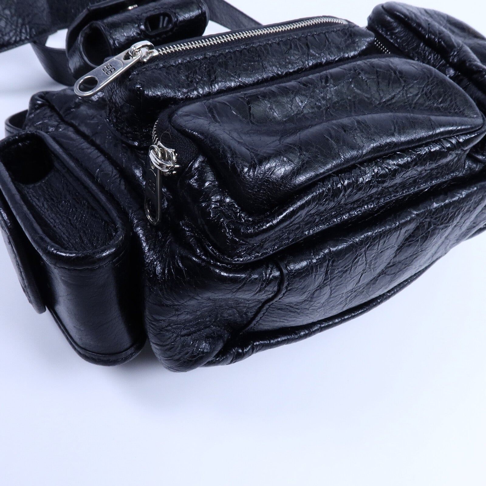 BALENCIAGA 羊皮皮革Superbusy Messenger Bag肩背袋