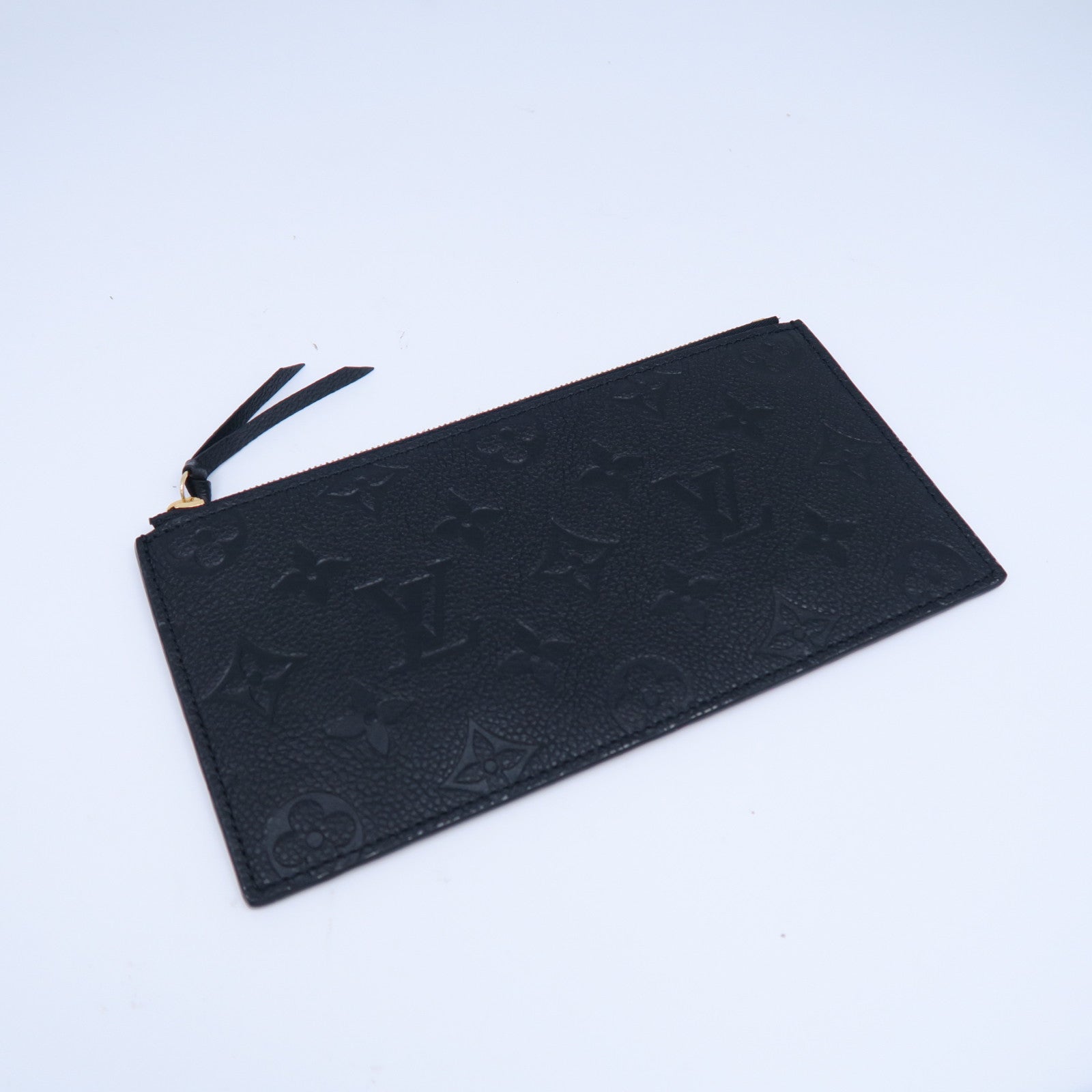 LOUIS VUITTON Monogram Empreinte Felicie Pochette金扣鏈帶肩背袋黑色
