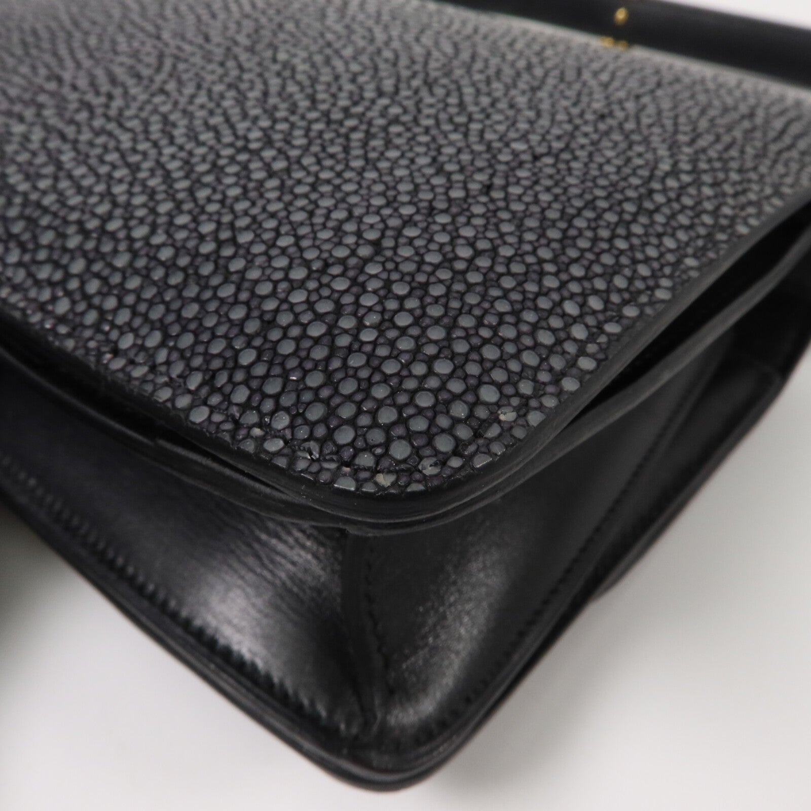 CELINE 魔鬼魚皮革Classic Box Mini肩背袋