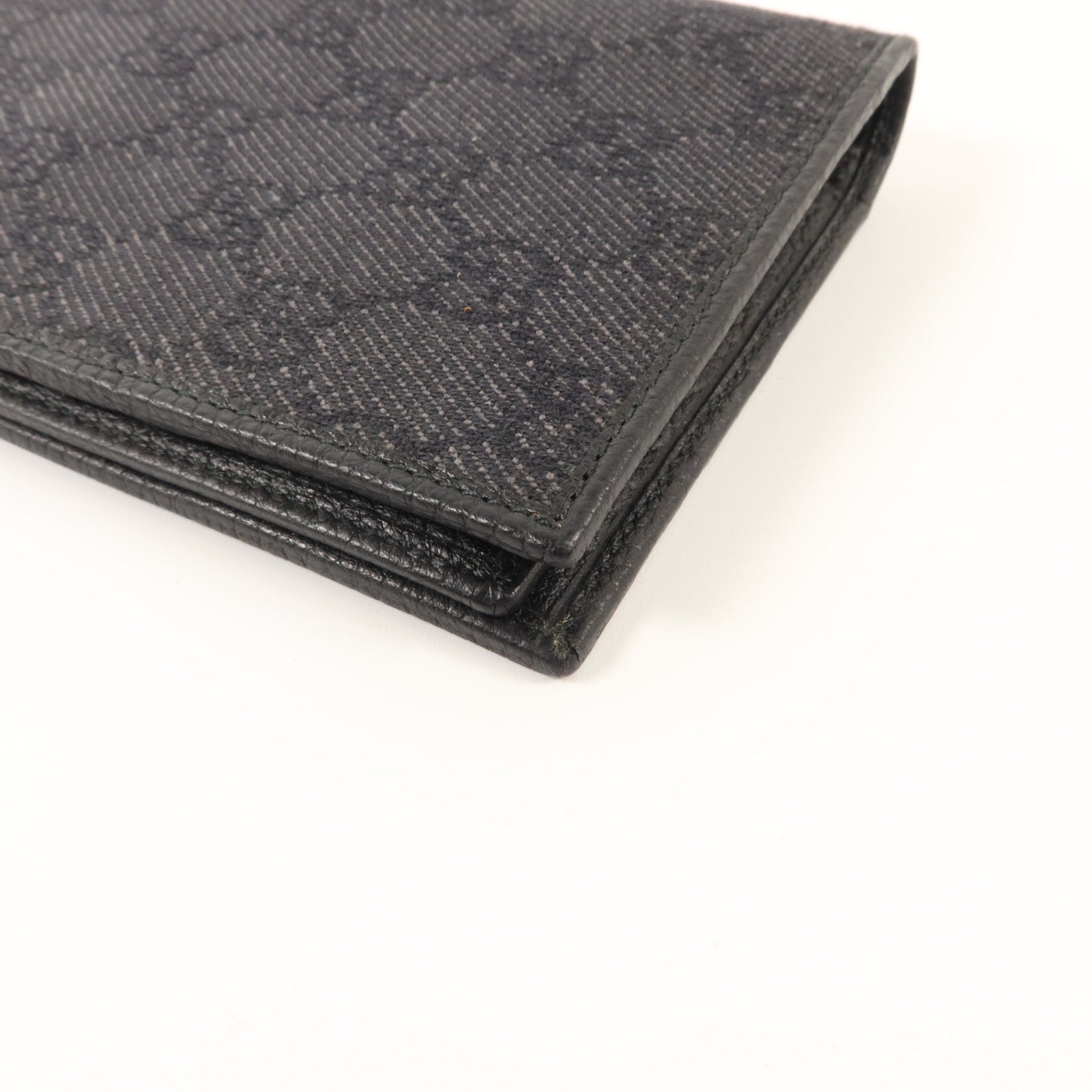 GUCCI GG帆布/牛皮皮革Passport Holder護照套