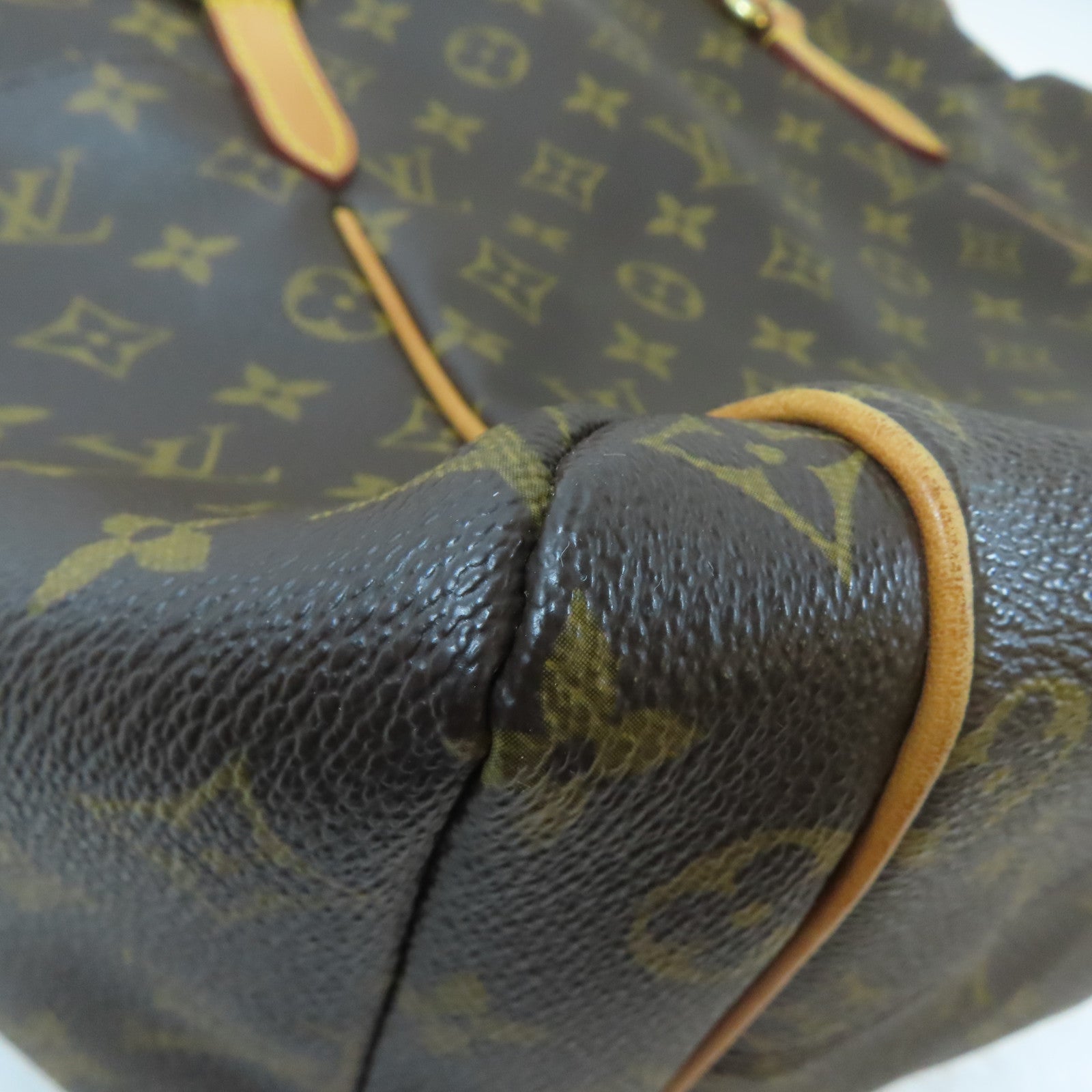 LOUIS VUITTON Monogram Totally MM金扣肩背袋啡色