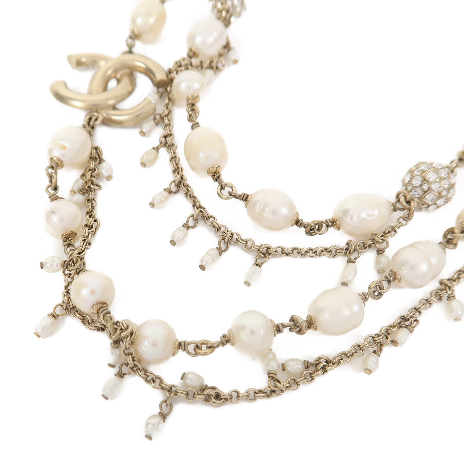 CHANEL 金屬Necklace項鍊金色
