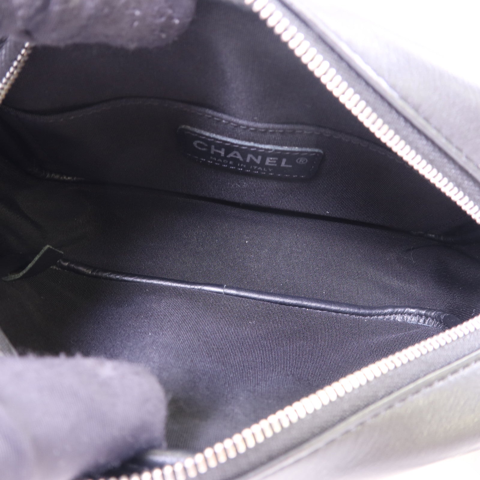 CHANEL 【激減優惠】羊皮皮革Shoulder Bag銀扣鏈帶肩背袋