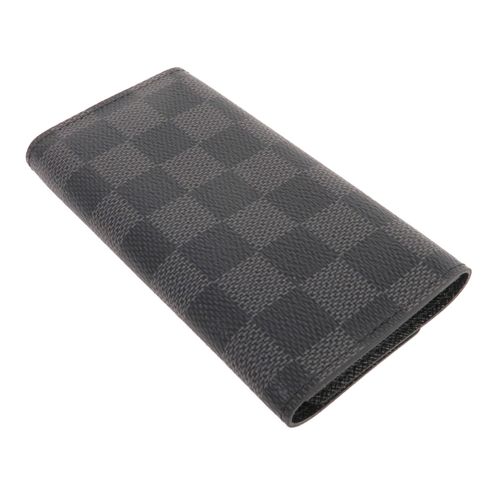 LOUIS VUITTON Damier Graphite Porte Cles Voiture銀扣鎖匙包