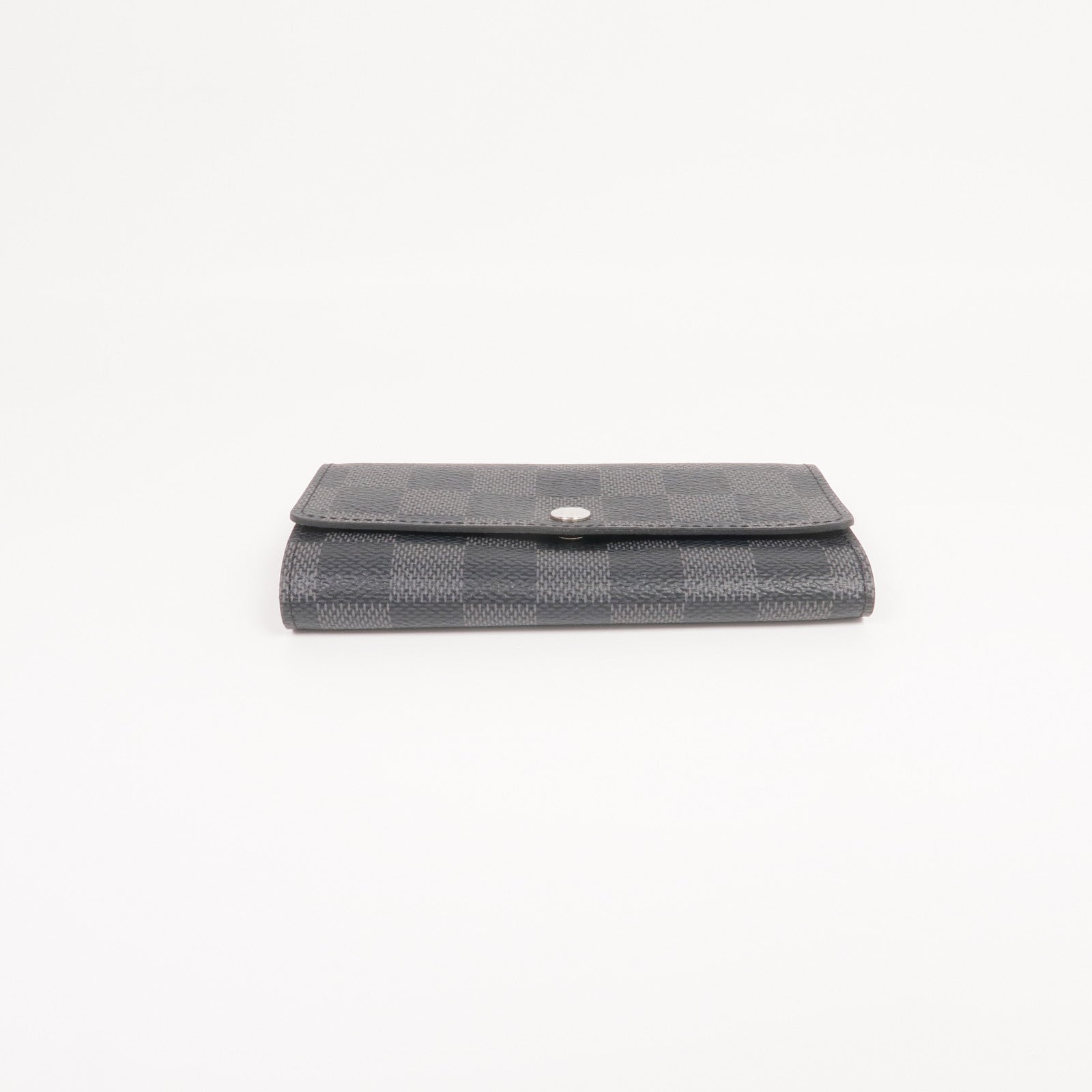 LOUIS VUITTON Damier Graphite Porte Cles Voiture銀扣鎖匙包