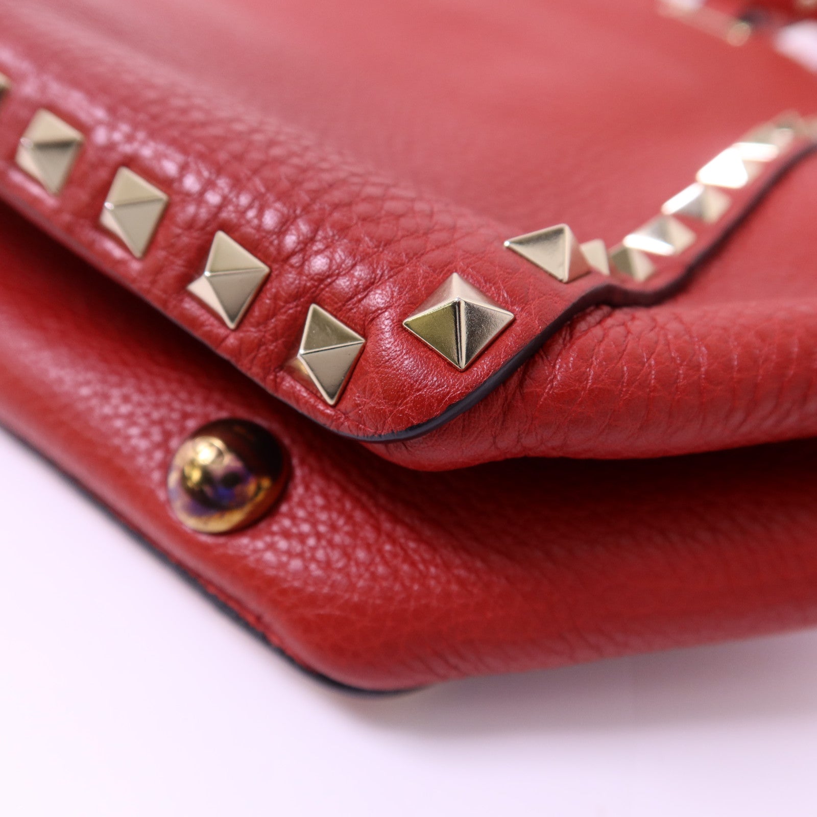 Valentino 牛皮皮革Rockstud 2 Way Shoulder Bag金扣手挽肩背兩用袋