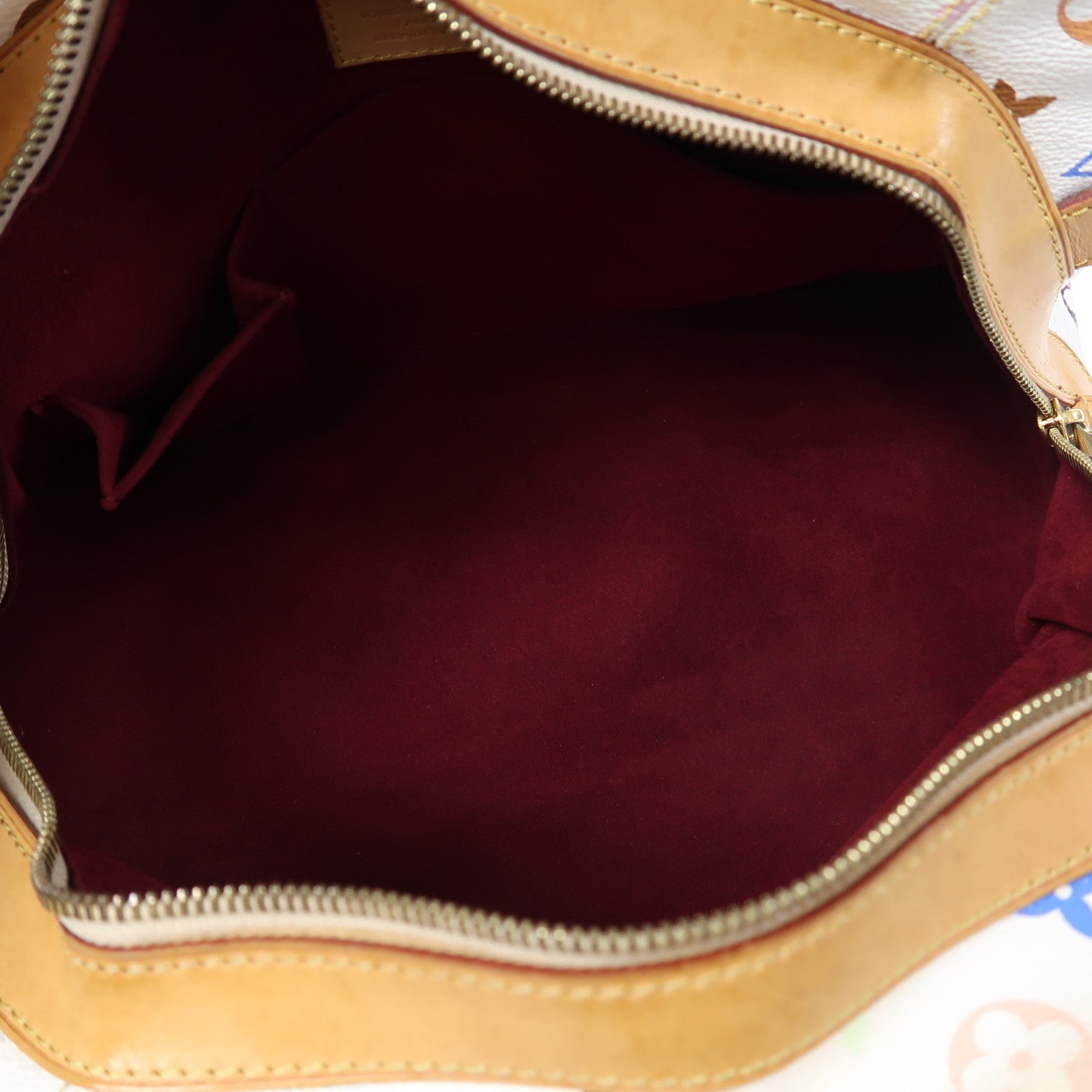 LOUIS VUITTON 【激減優惠】Monogram Multicolore Claudia金扣肩背袋啡色/白色