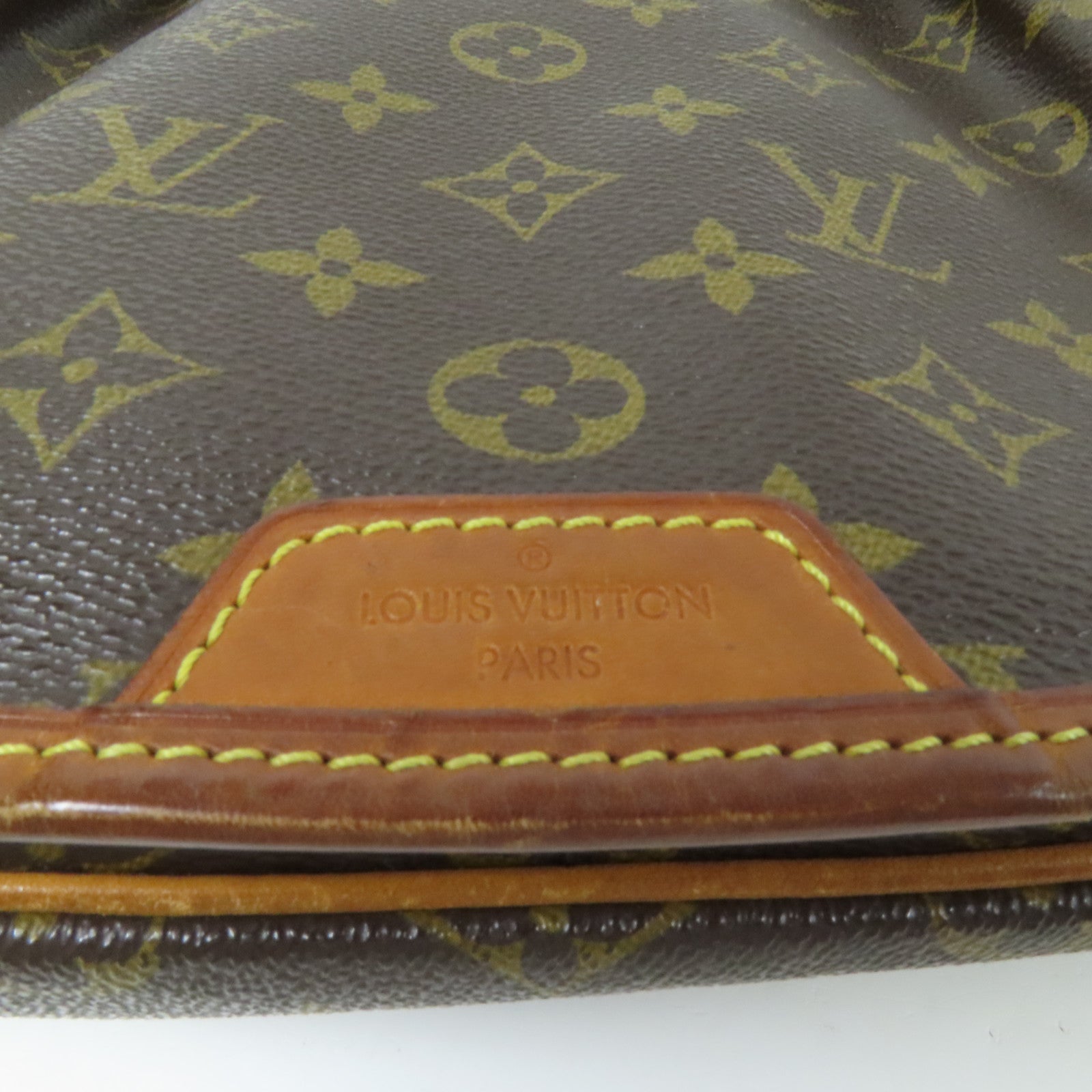LOUIS VUITTON Monogram Menilmontant MM金扣肩背袋棕色