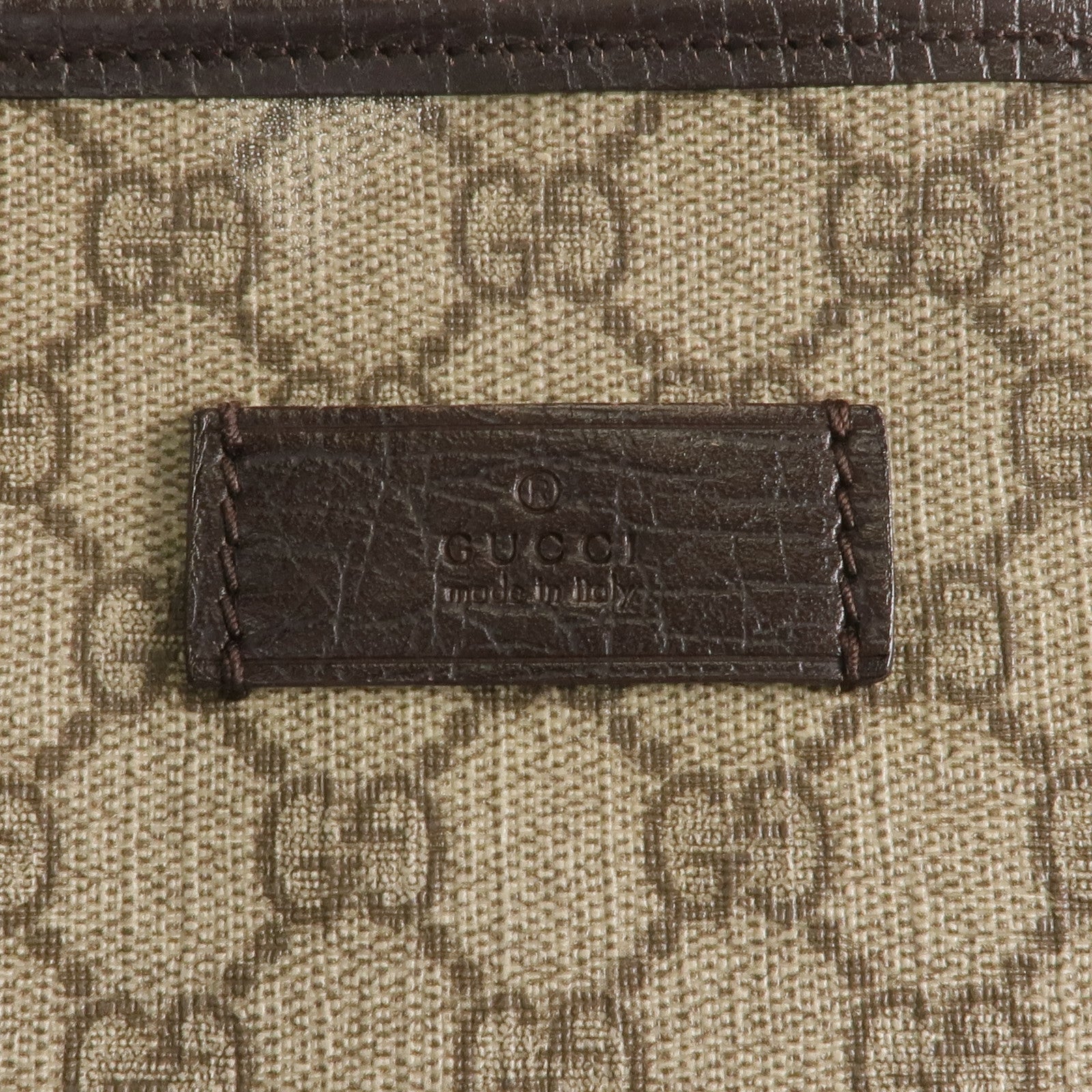 GUCCI 塗層帆布Tote Bag銀扣手挽袋