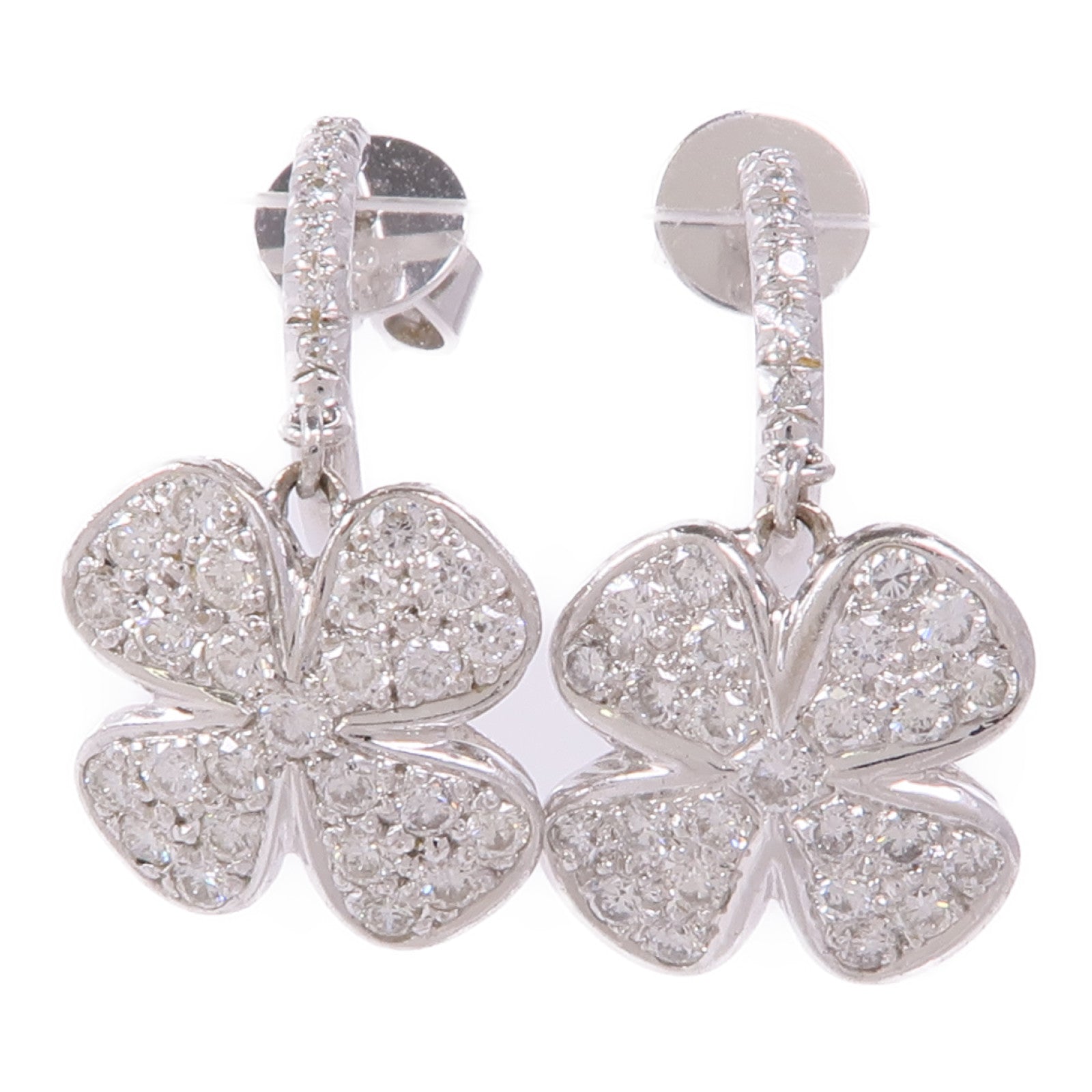 JEWELRY 18K白金Diamond Earrings鑽石耳環