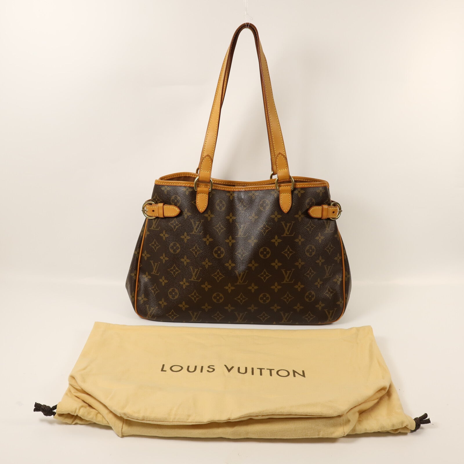 LOUIS VUITTON Monogram Batignolles Horizontal金扣肩背袋