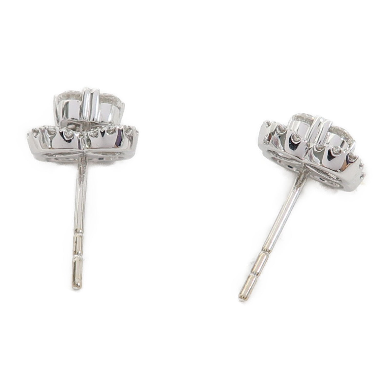 JEWELRY 【激減優惠】18K白金Diamond 3.30g 0.71ct鑽石/0.005ct鑽石耳環