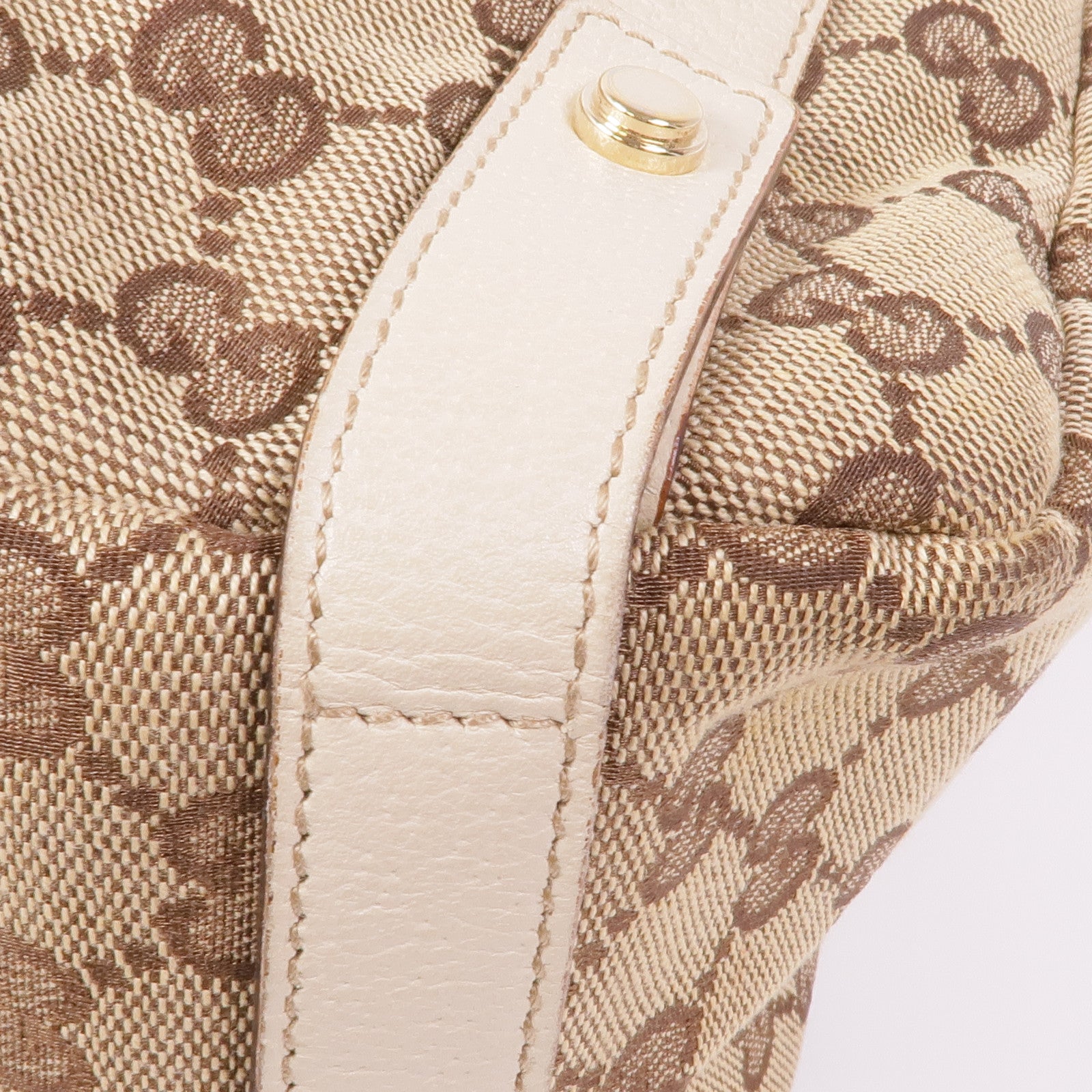 GUCCI 帆布Tote Bag金扣手挽袋