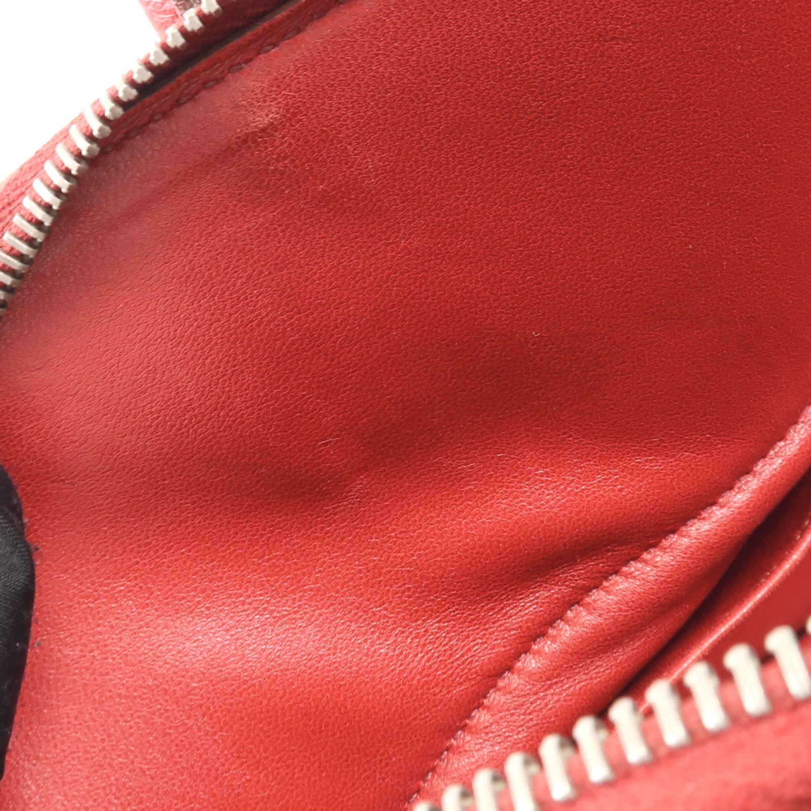 HERMES Clemence皮革Bolide 31銀扣手挽肩背兩用袋Vermillon