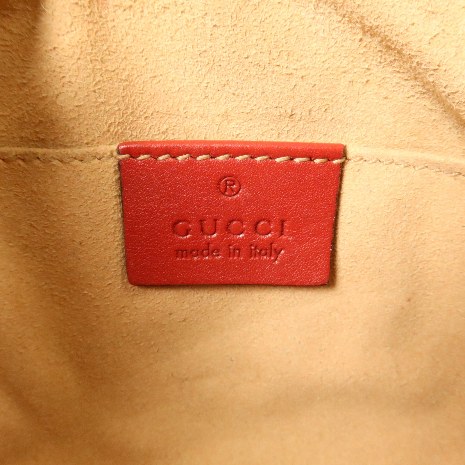 GUCCI 牛皮皮革GG Marmont金扣肩背袋
