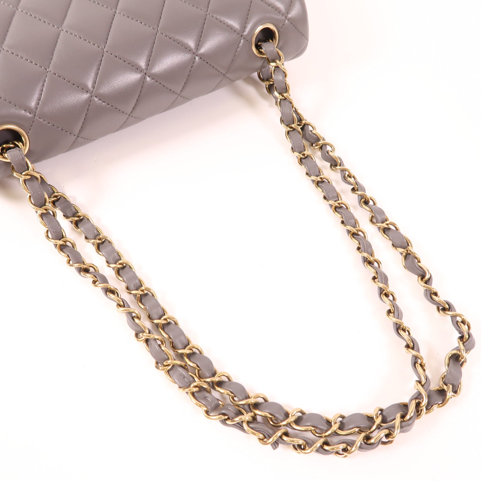 CHANEL 【激減優惠】羊皮皮革Classic 23金扣鏈帶肩背袋