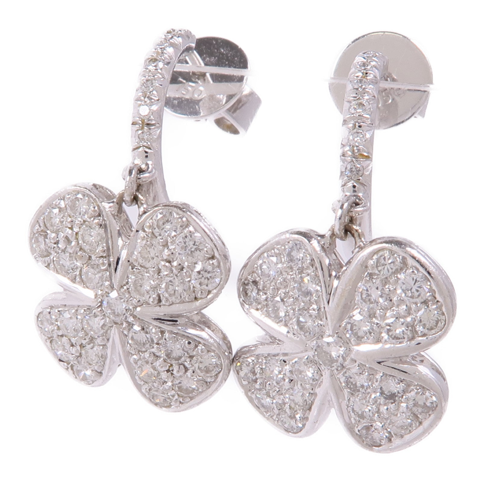 JEWELRY 18K白金Diamond Earrings鑽石耳環
