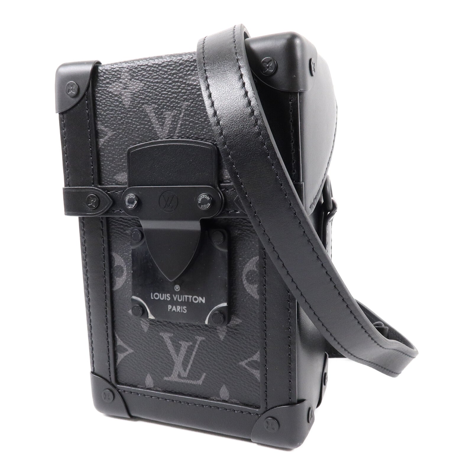 LOUIS VUITTON Monogram Eclipse Eclipse Vertical Trunk肩背袋