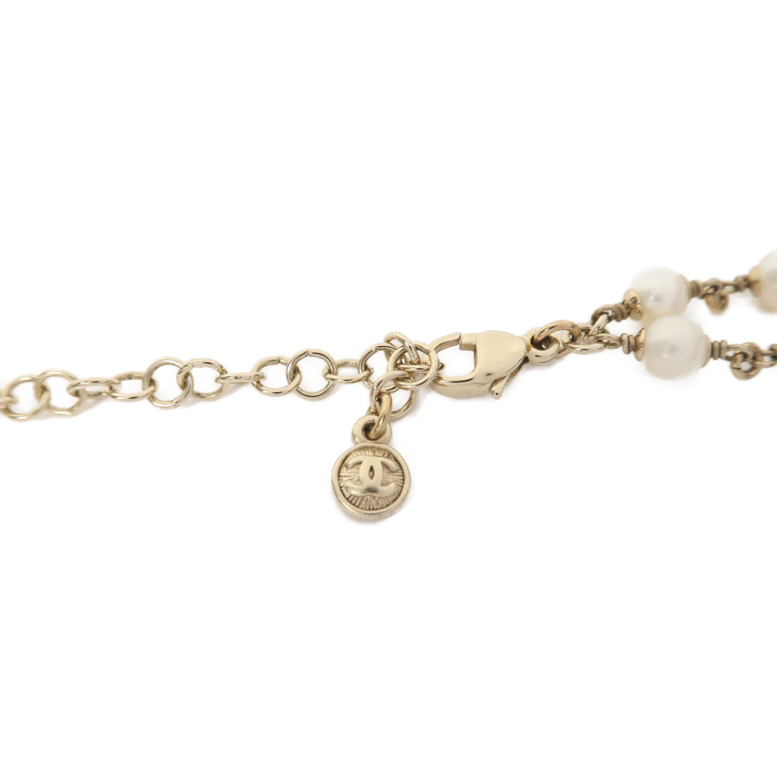 CHANEL 金屬Necklace項鍊金色
