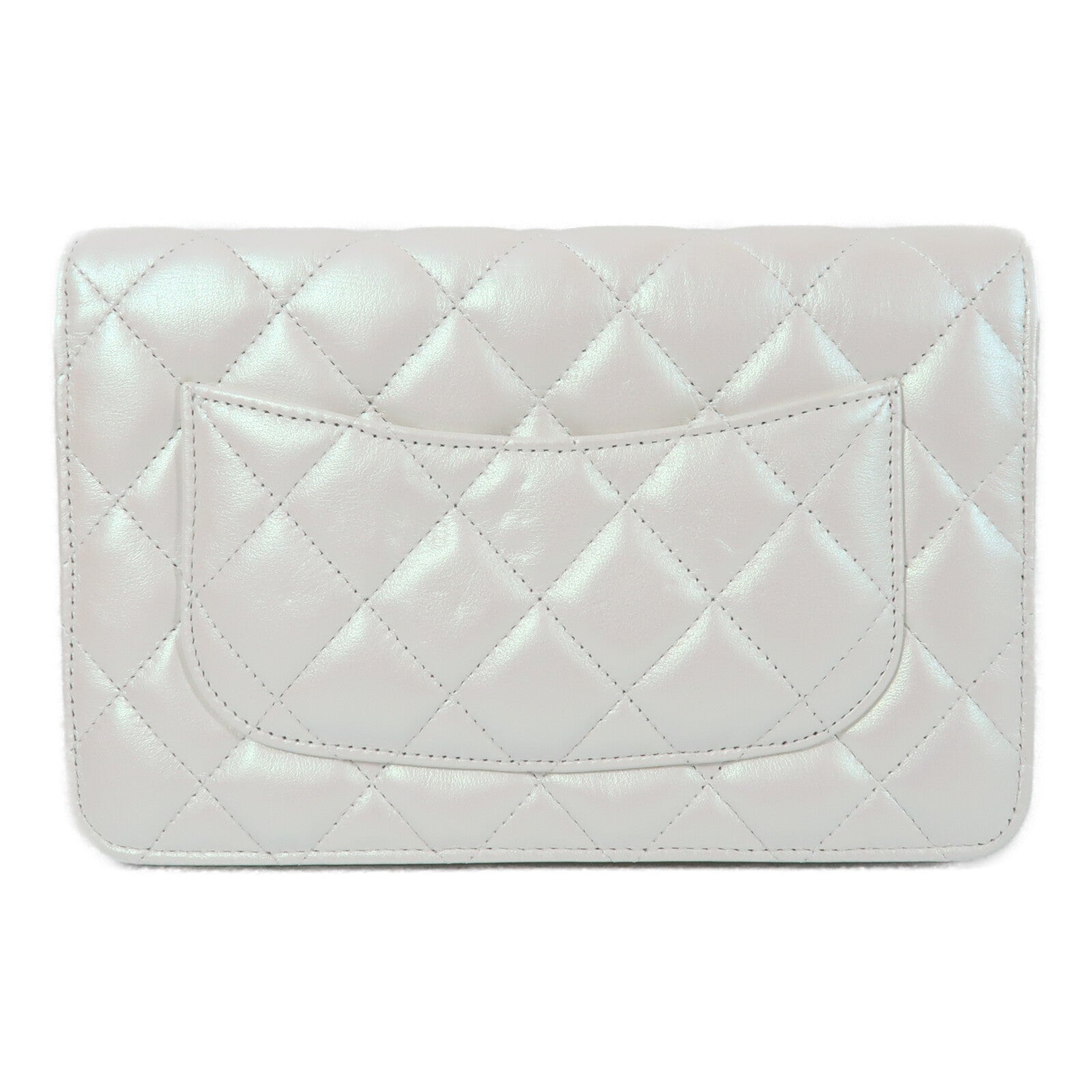 CHANEL 羊皮皮革WOC Wallet On Chain金扣鏈帶肩背袋