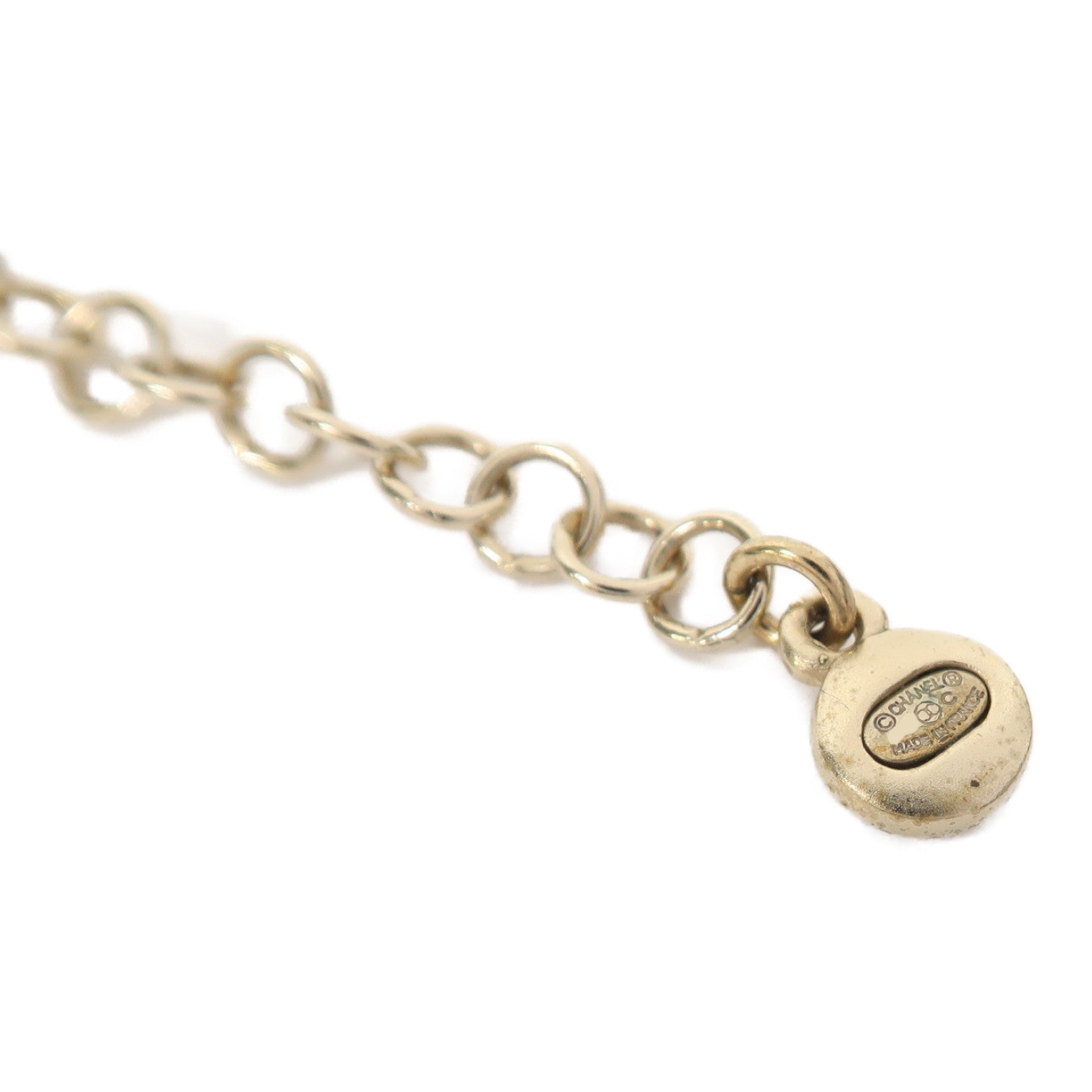 CHANEL 金屬Necklace項鍊金色
