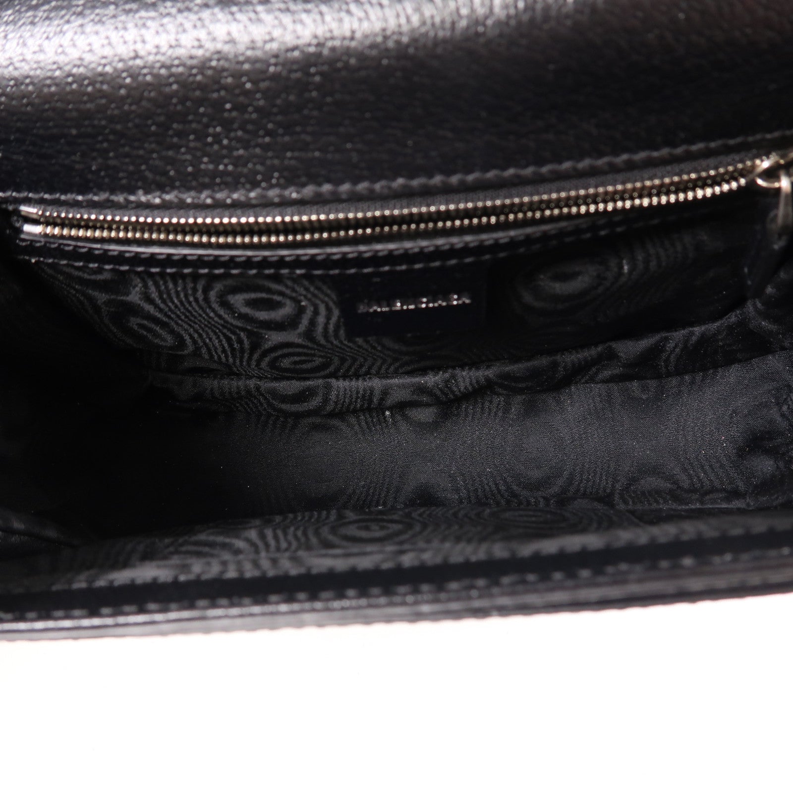 BALENCIAGA SHW The Hacker Project Shoulder Bag 680121 1000R Canvas Black