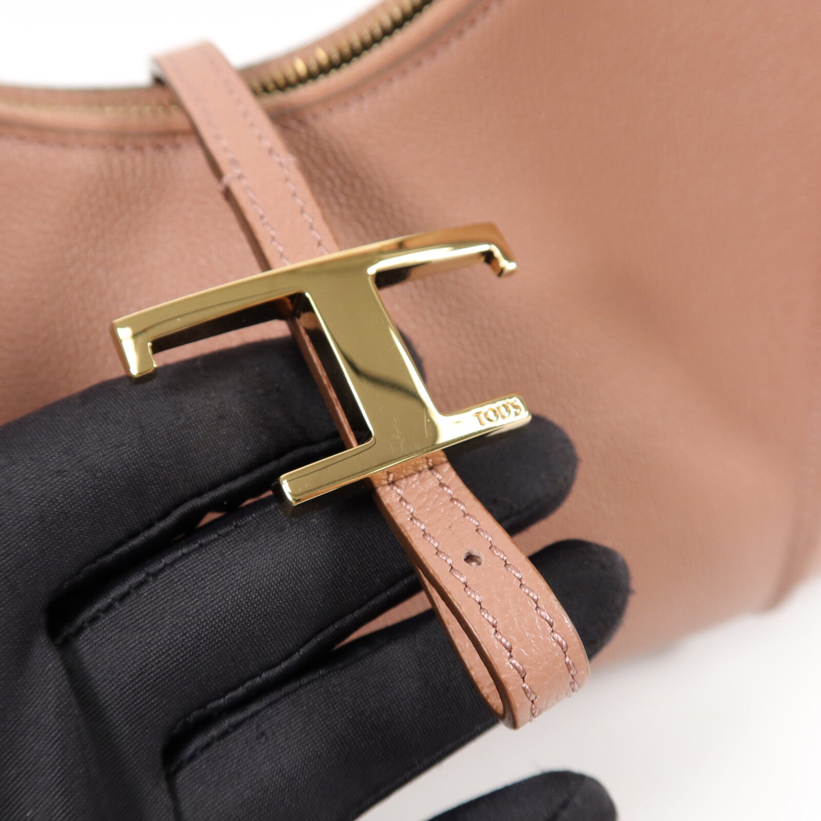 TOD'S 牛皮皮革Timeless Hobo Bag手挽袋