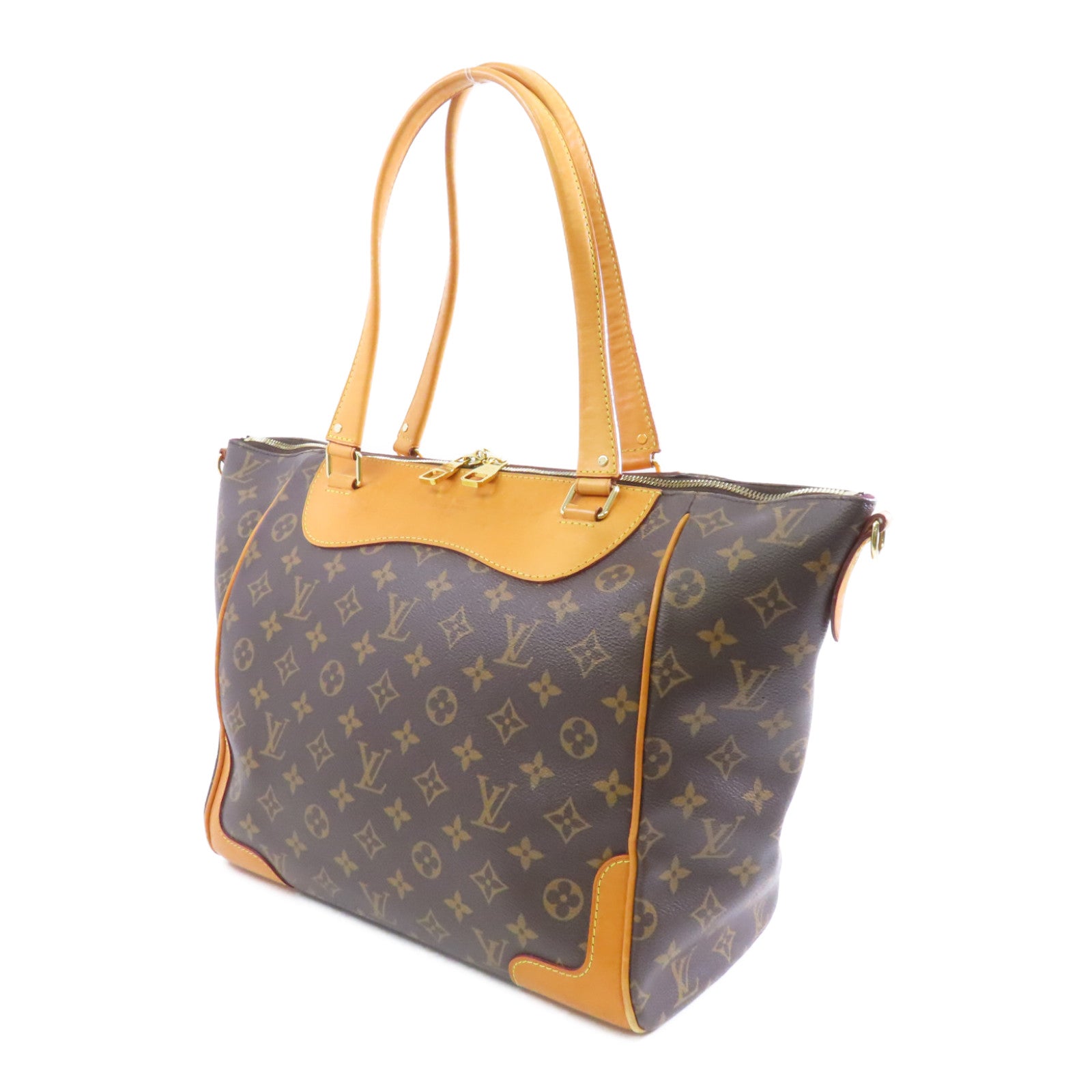 LOUIS VUITTON 【激減優惠】Monogram Estrela MM金扣手挽肩背兩用袋啡色