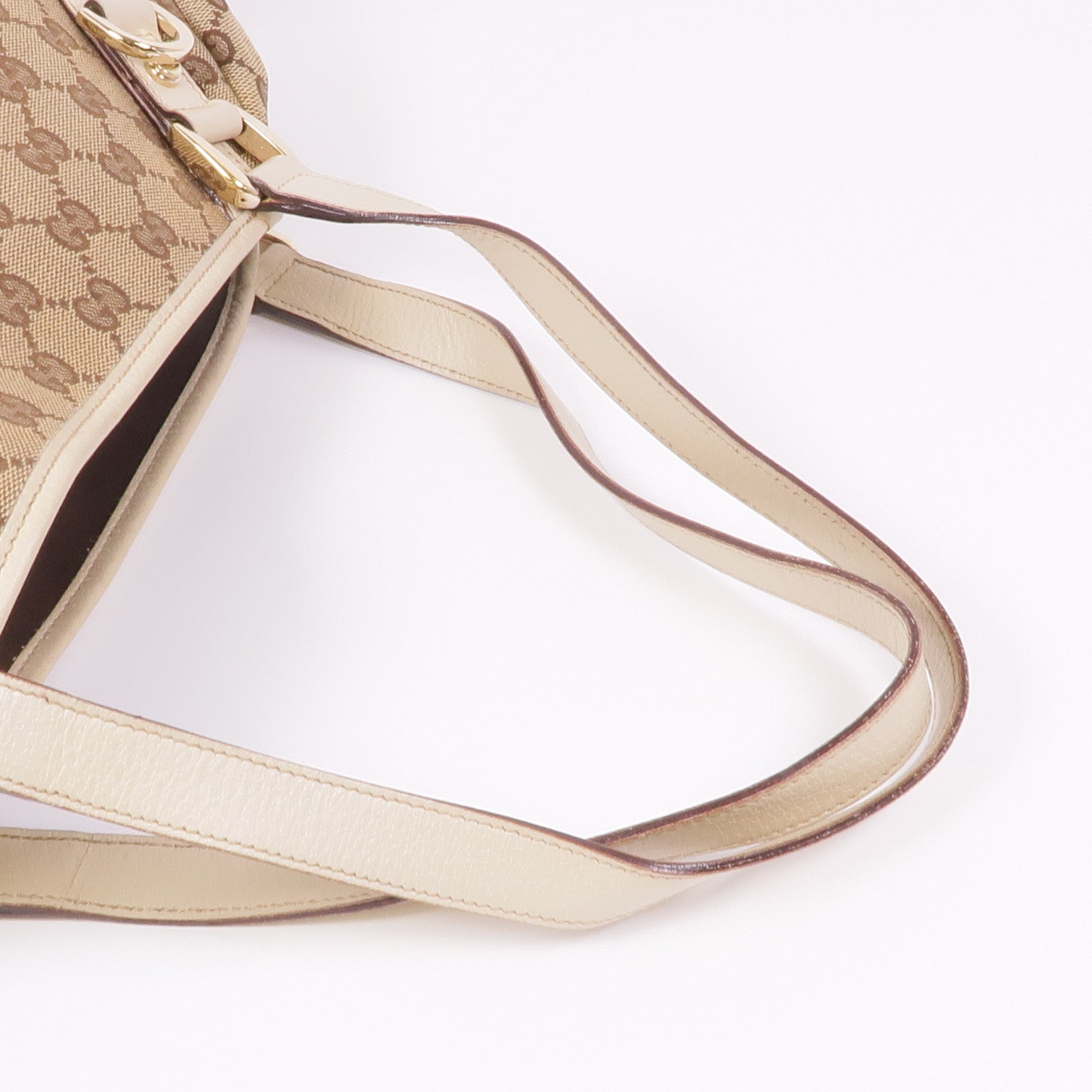 GUCCI 帆布Tote Bag金扣手挽袋